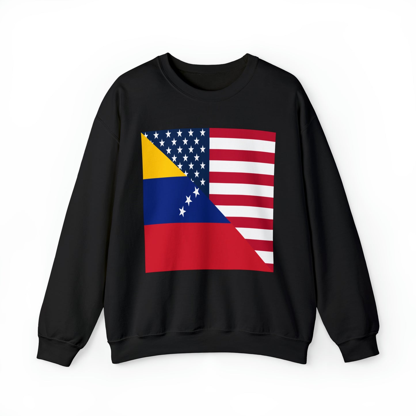 Venezuela American Flag Half Venezuelan USA Unisex Sweatshirt