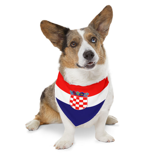 Croatia Pet Bandana Collar | Croatian flag Dog Cat Animal