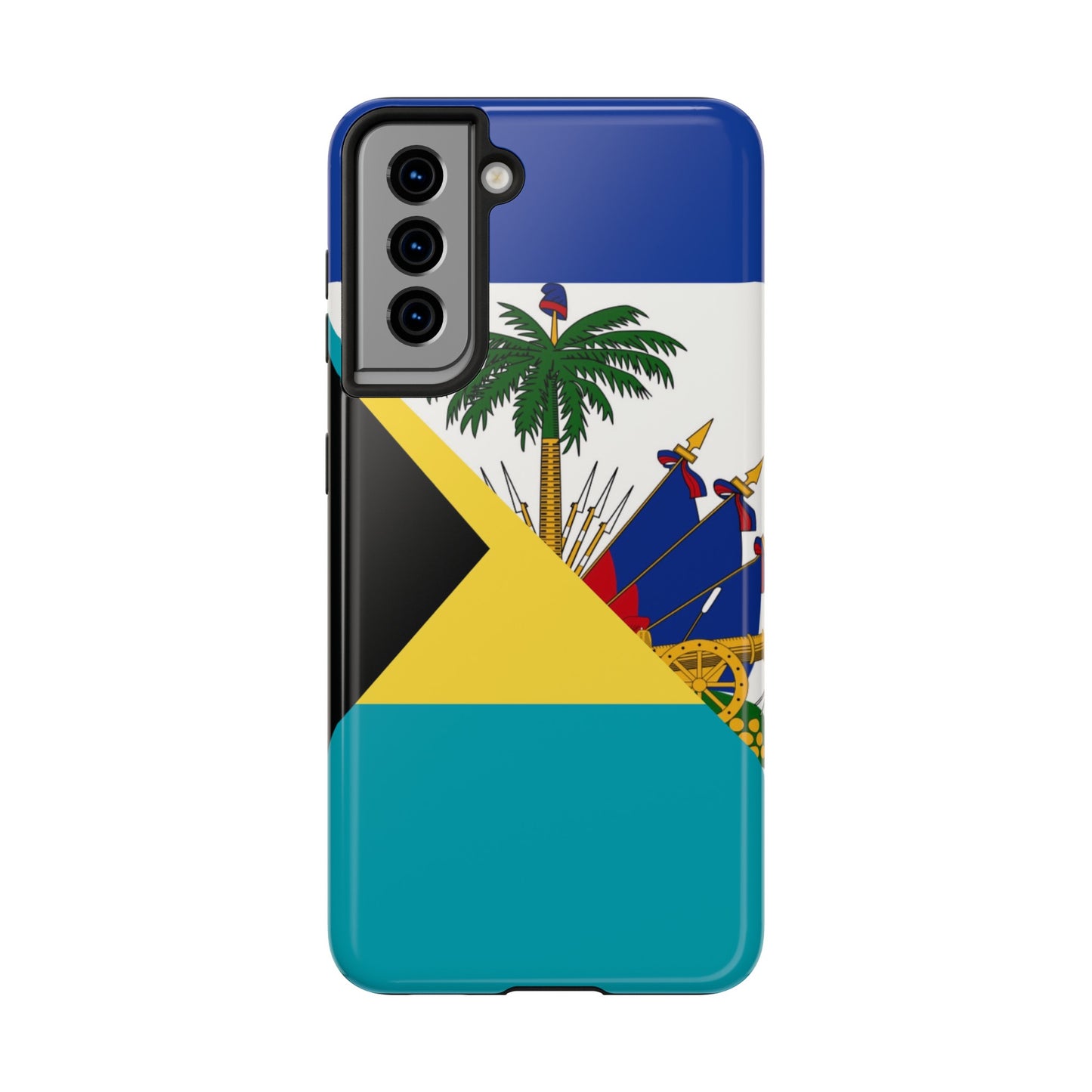 Bahamas Haiti Flag Bahamian Haitian Tough Phone Cases