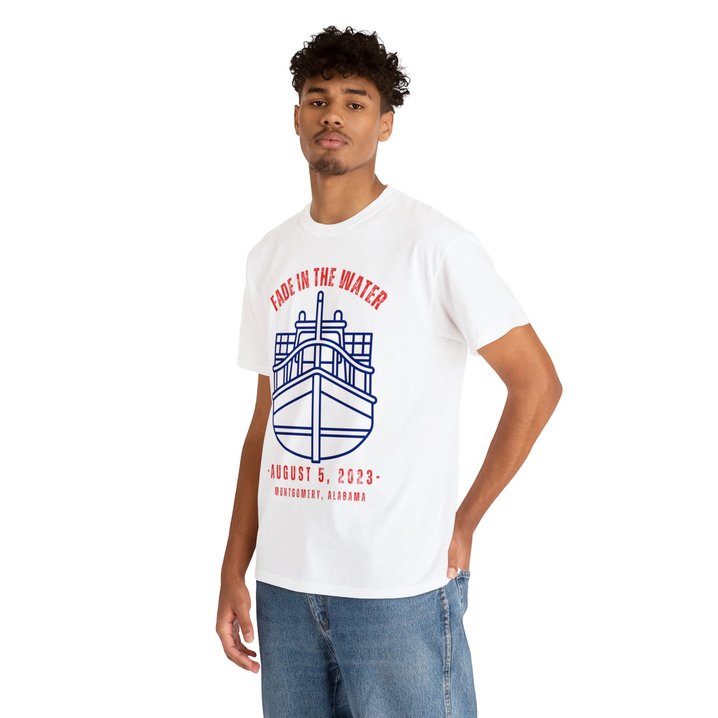 Fade in The Water Tee Shirt | Thors Chair Montgomery Alabama Boat T-Shirt