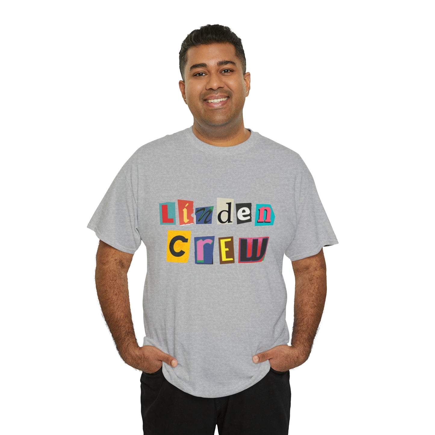 Linden Crew Magazine Letters Tee Shirt