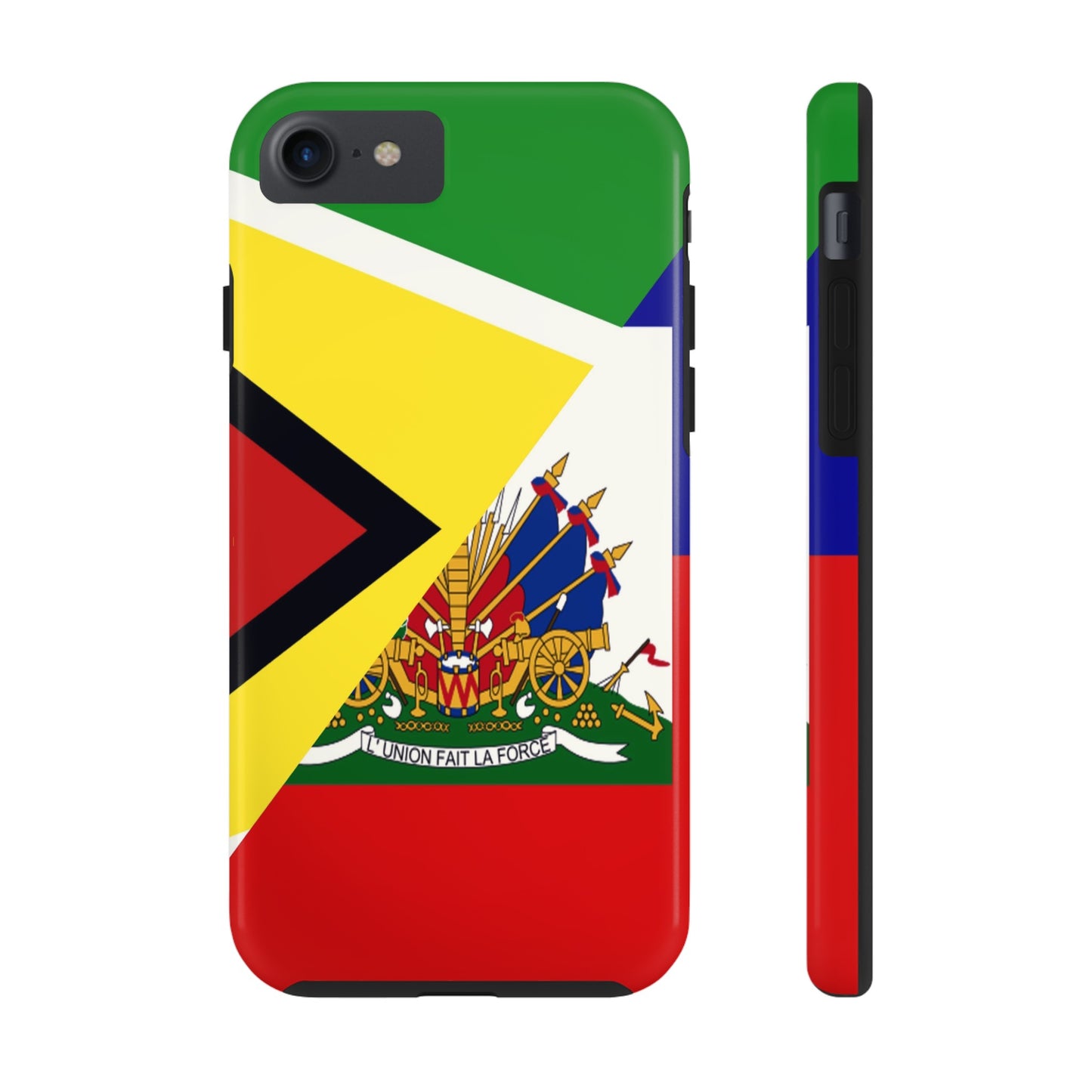 Haiti Guyana Flag Haitian Guyanese Tough Phone Cases