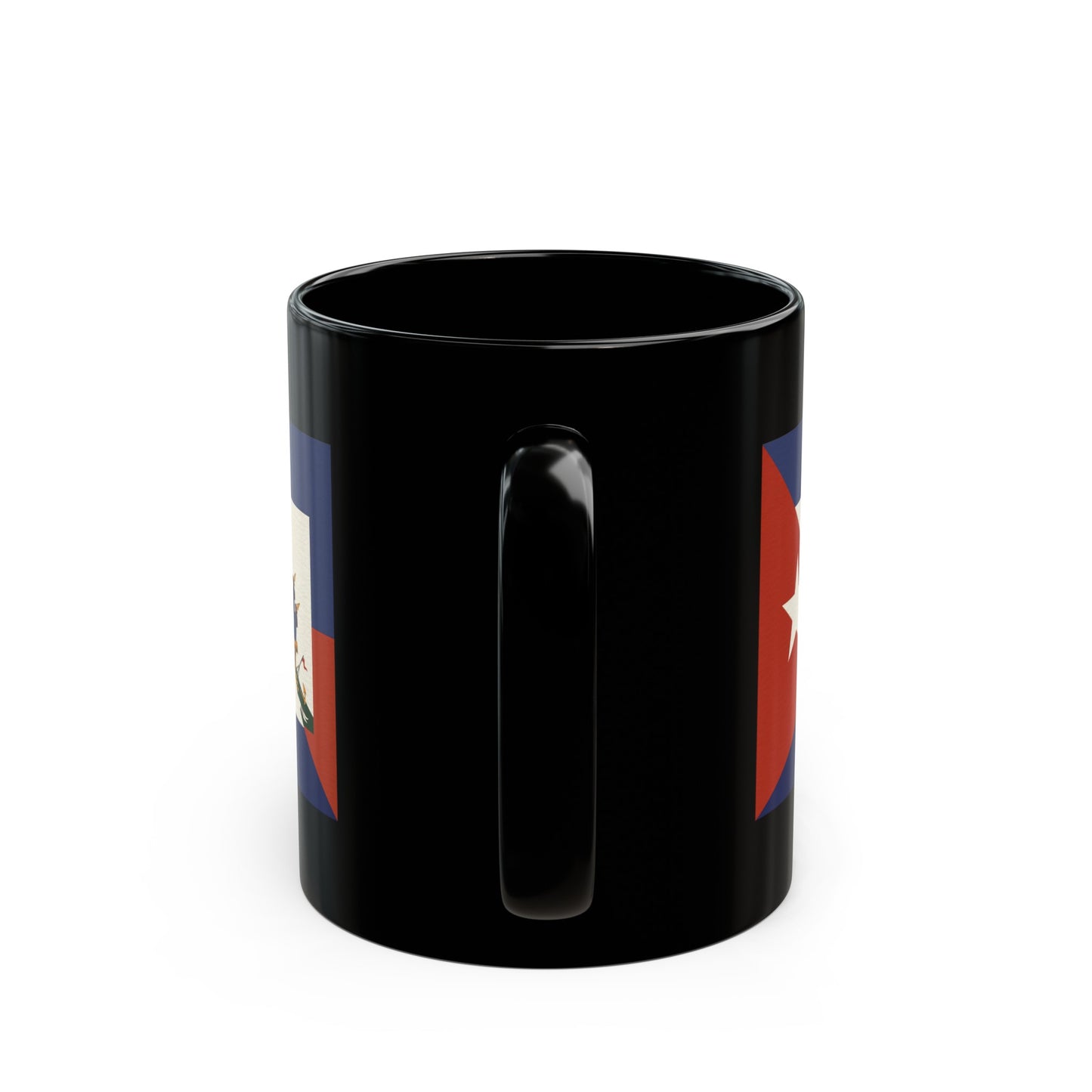 Haiti Cuba Flag Haitian Cuban Black Mug (11oz, 15oz)