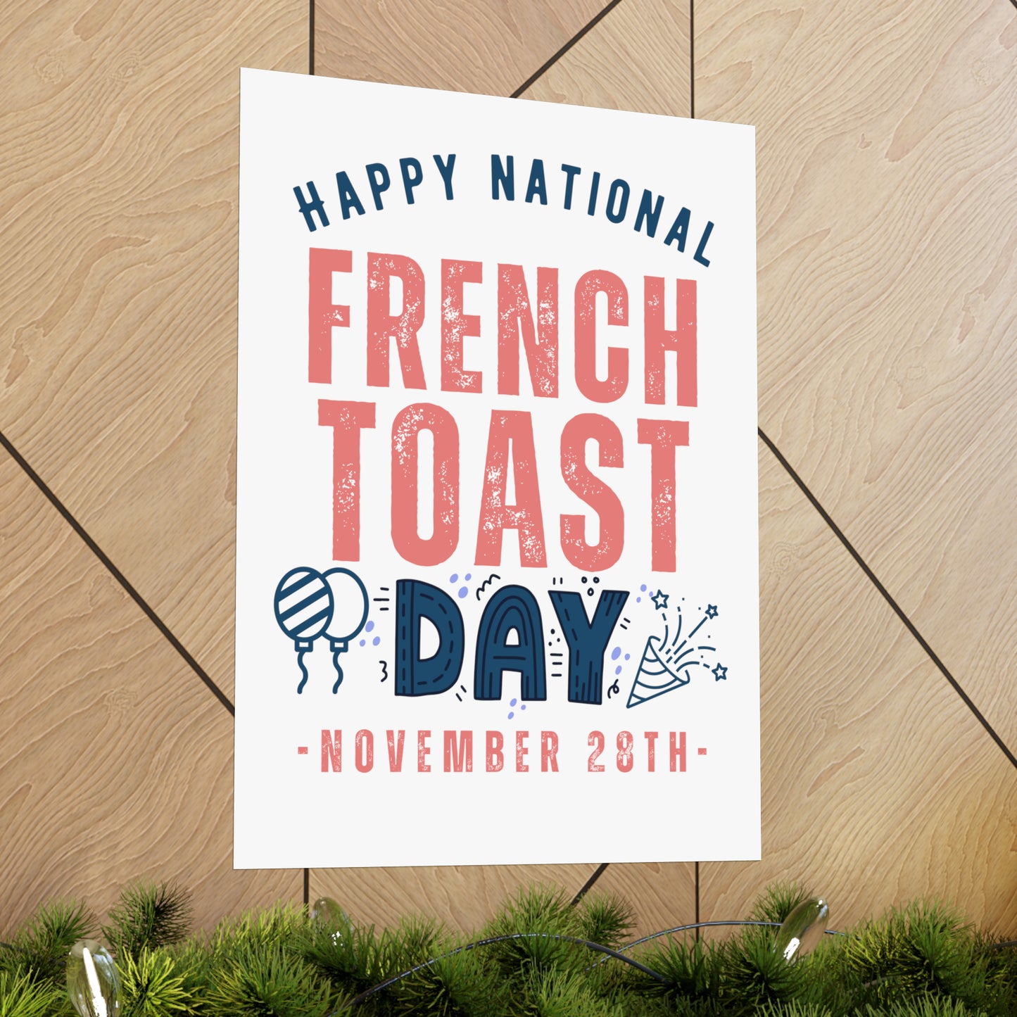 National French Toast Day November 28th Foodie Premium Matte Poster