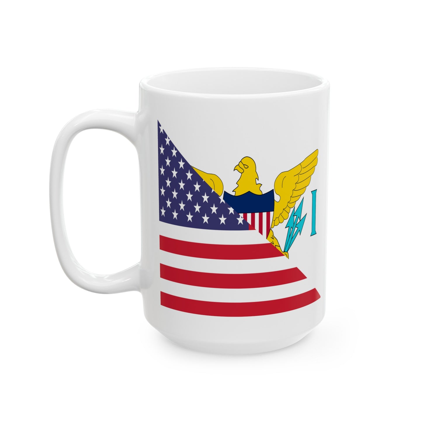 Virgin Islands American Flag Virgin Islander Ceramic Mug 11oz, 15oz Cup