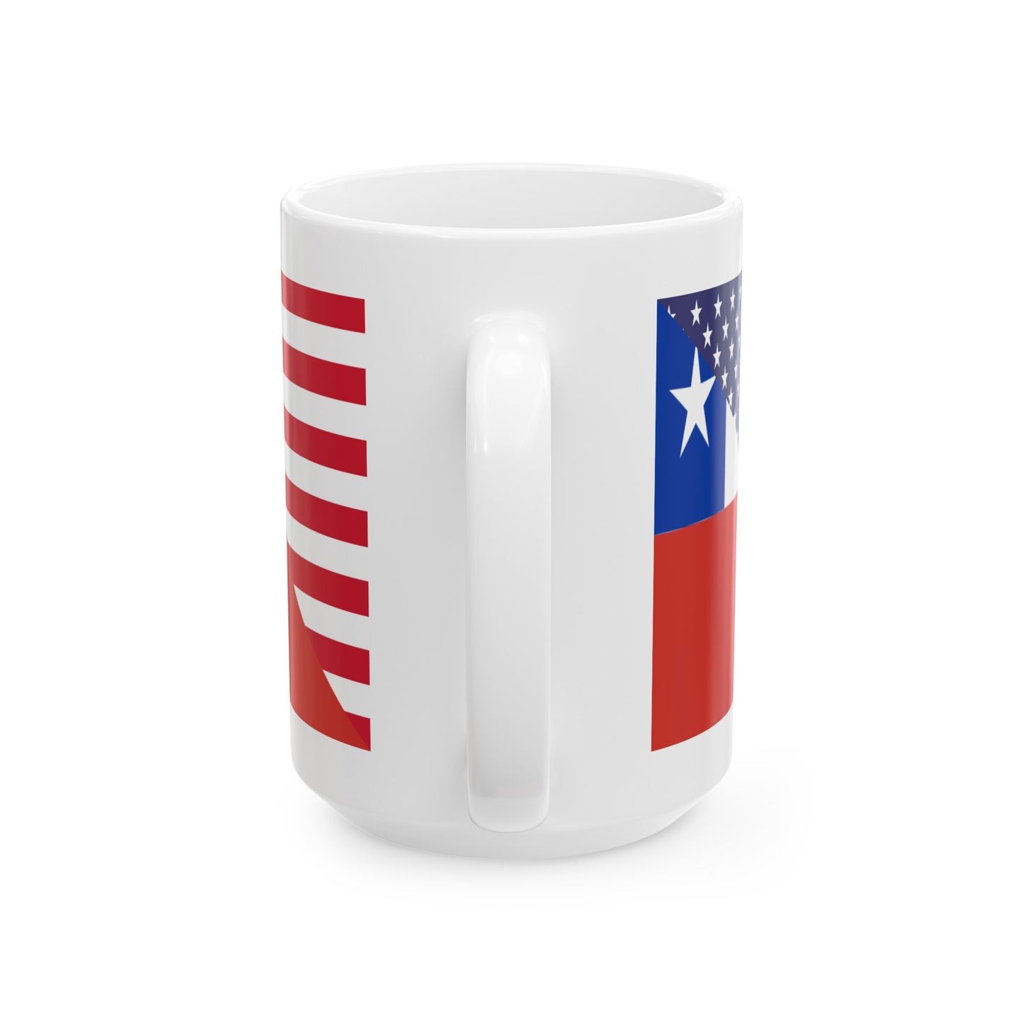 Chilean American Flag Chile USA Ceramic Mug 11oz, 15oz Cup