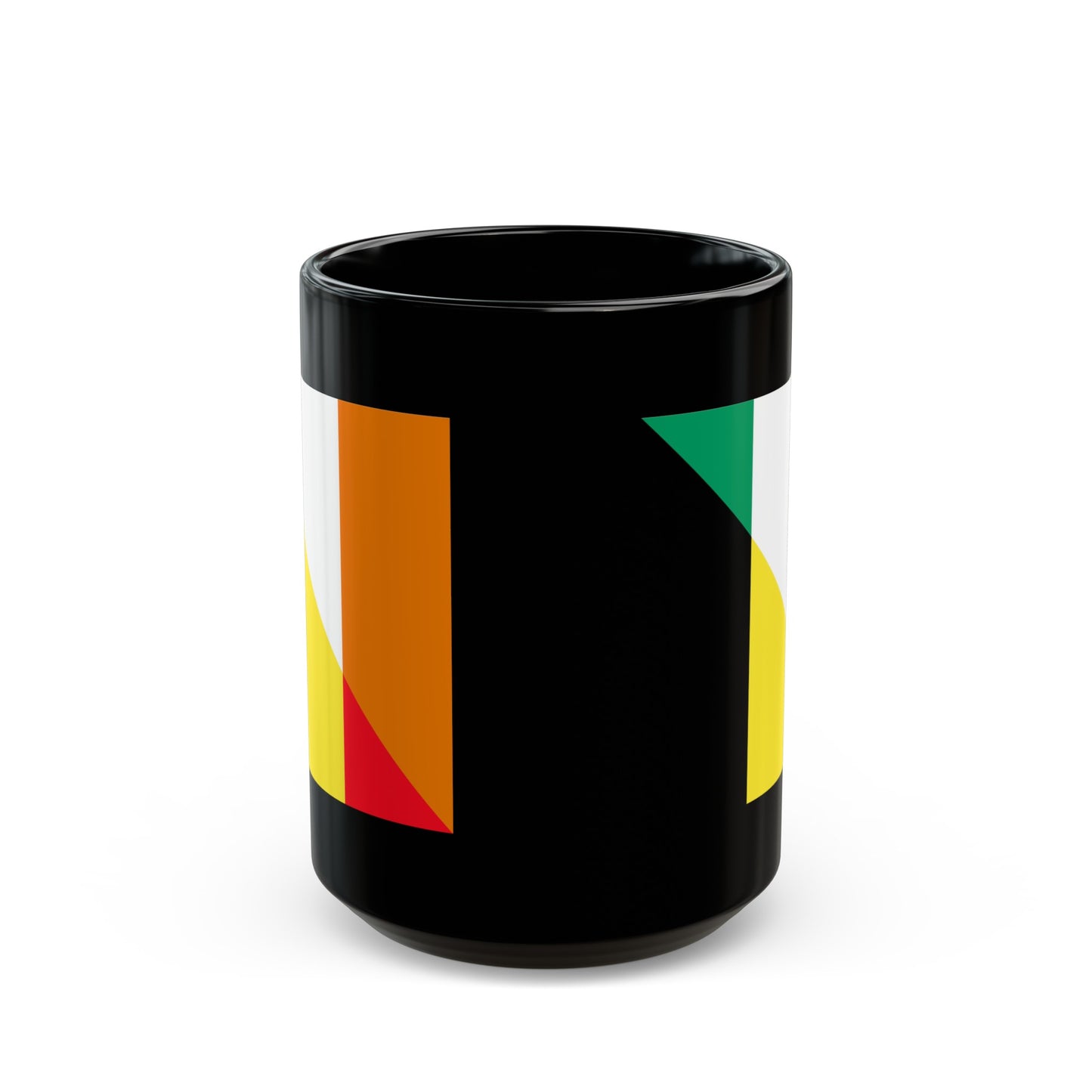 German Irish Flag Half Germany Ireland Black Mug (11oz, 15oz)