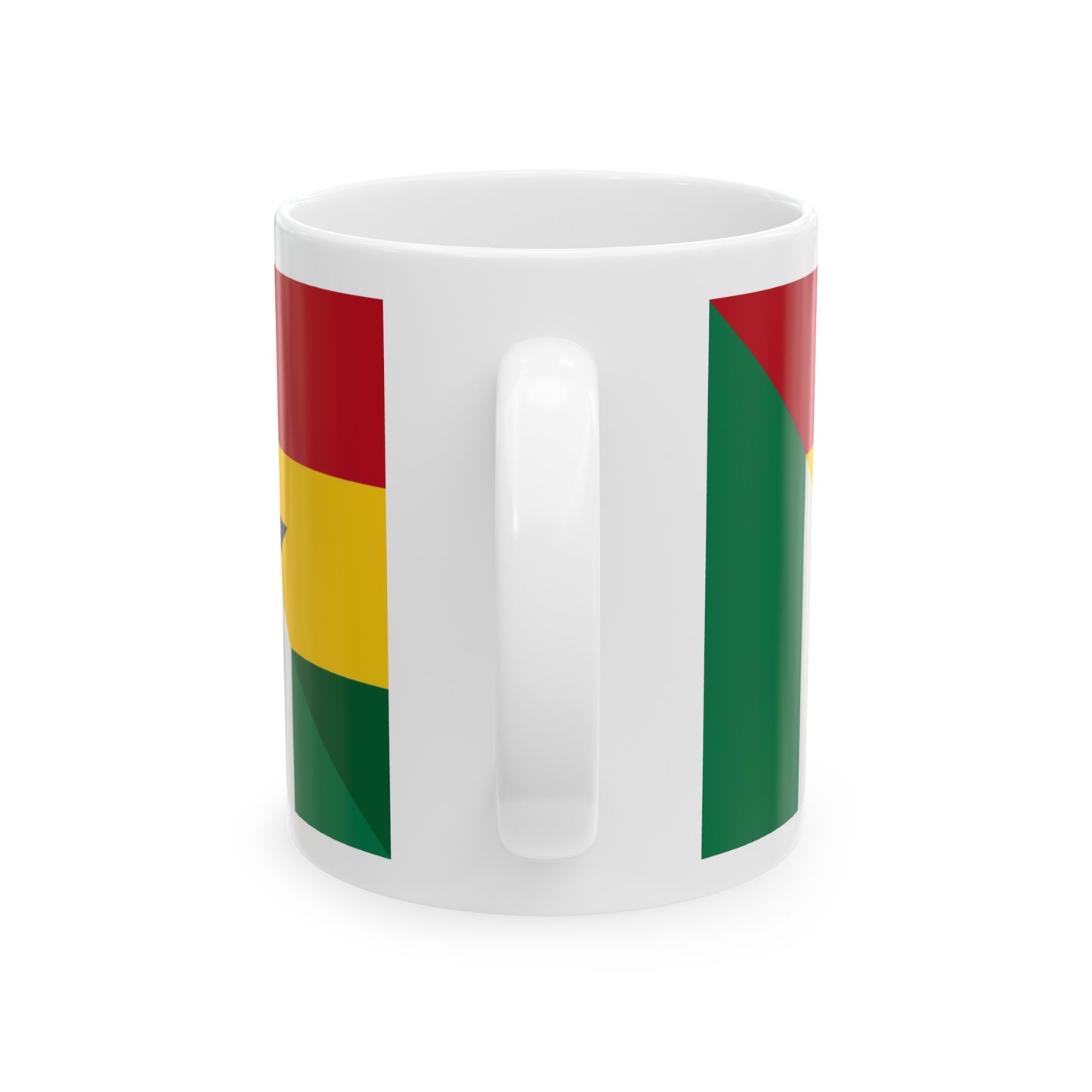 Nigerian Ghanaian Flag Nigeria Ghana Naija Ceramic Mug 11oz, 15oz Cup