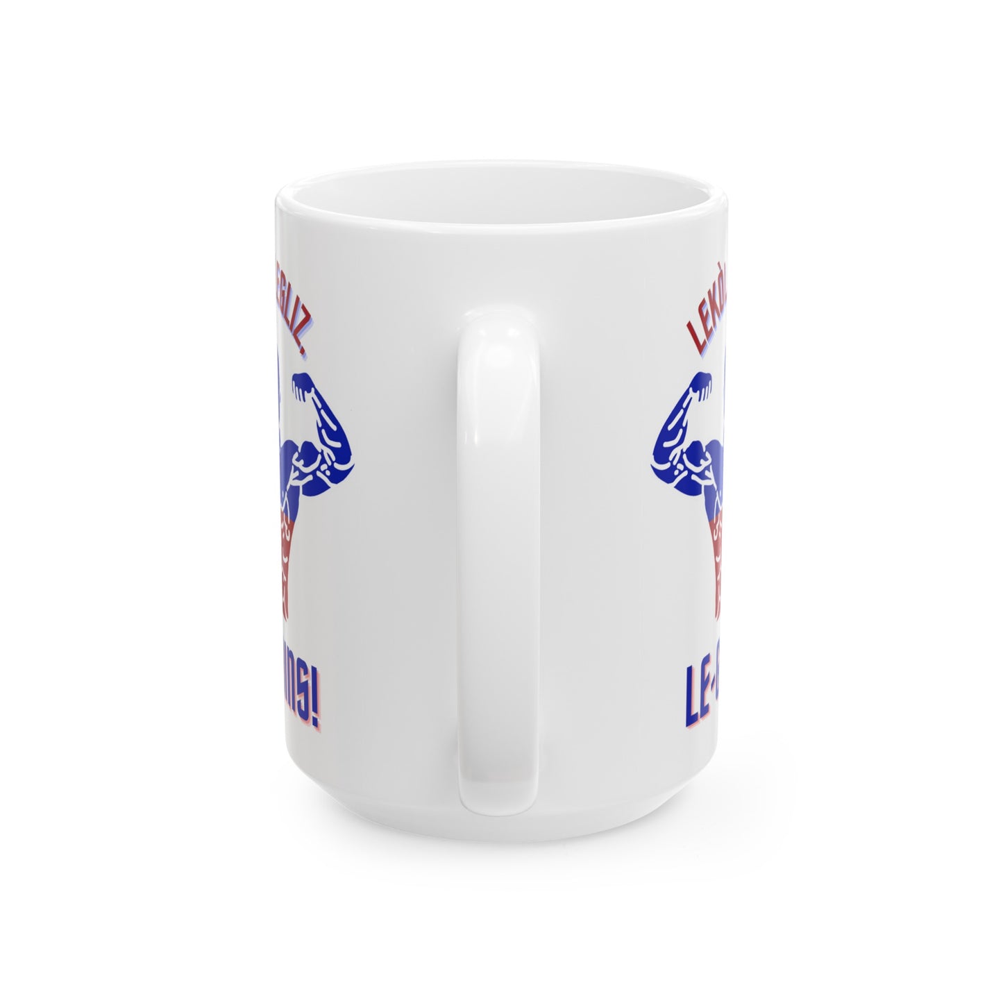 Lekol Legliz LeGainz Ceramic Mug 11oz, 15oz Cup