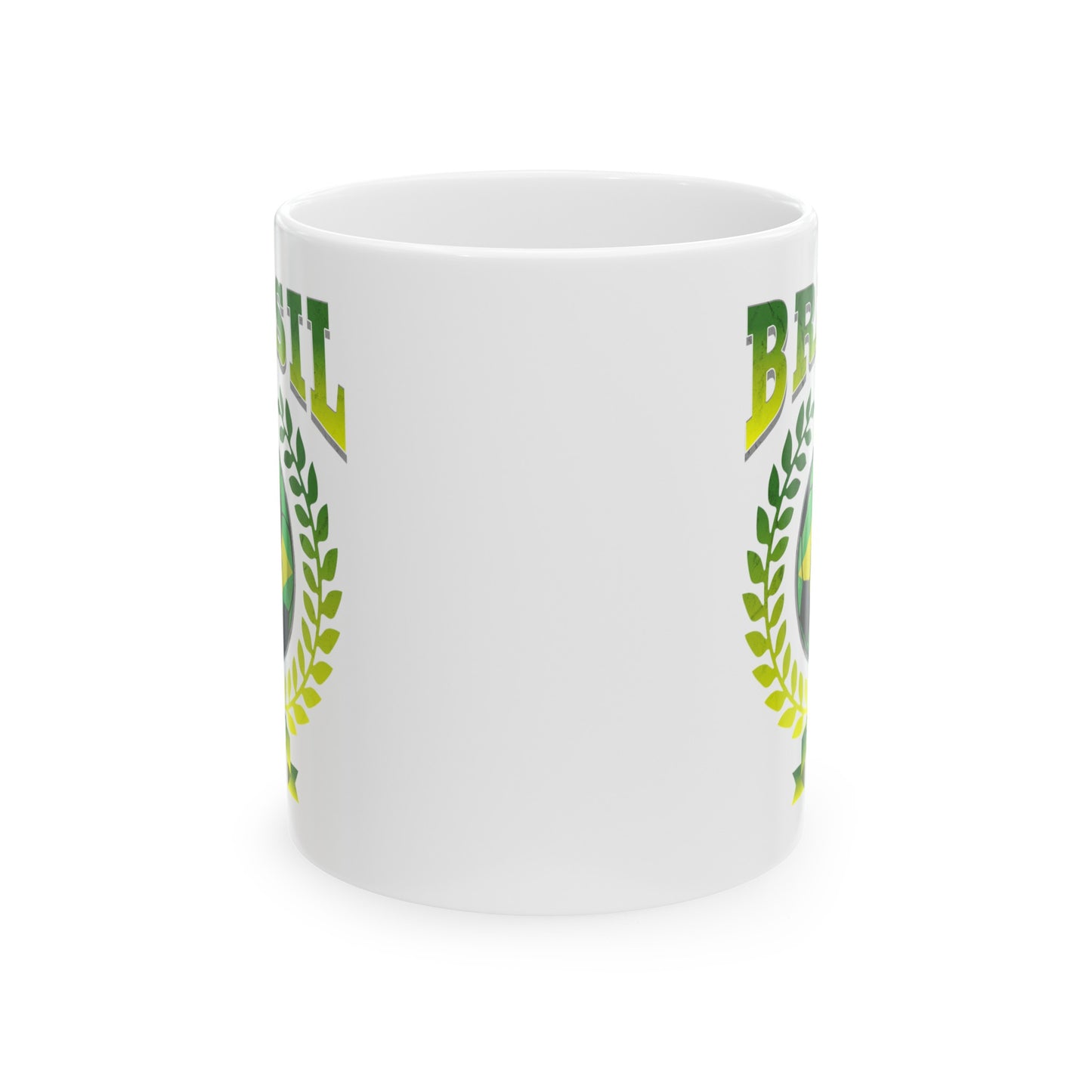 Brasil 2024 Soccer Football Championship Games Brazil Team Ceramic Mug 11oz, 15oz Cup