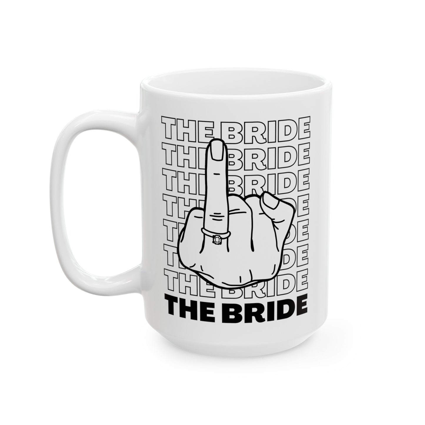 Bride Bridal Shower Fiance Bachelorette Gift Ceramic Mug 11oz, 15oz Cup