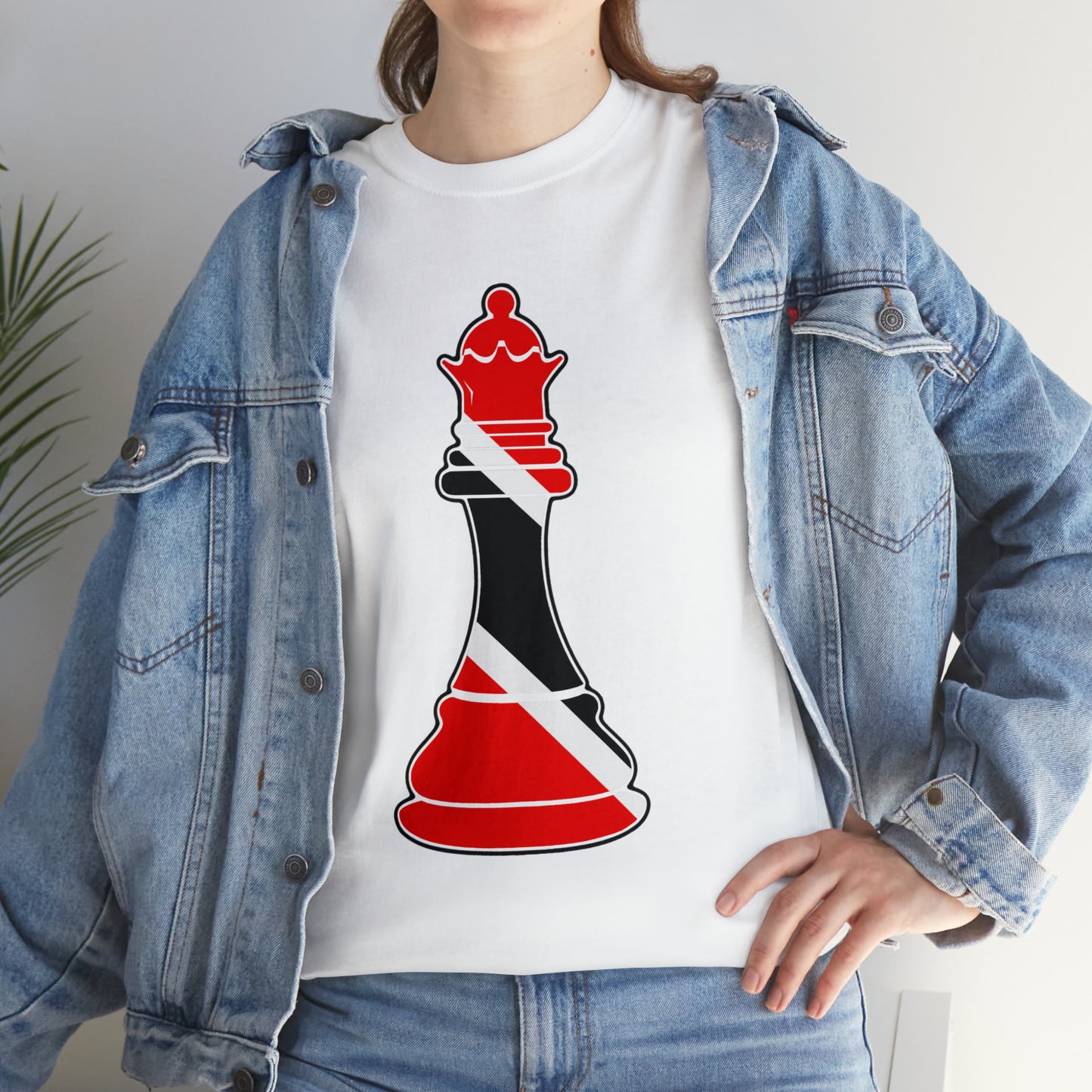 Trini Queen Trinidad and Tobago Flag Chess Piece T-Shirt | Unisex Tee Shirt