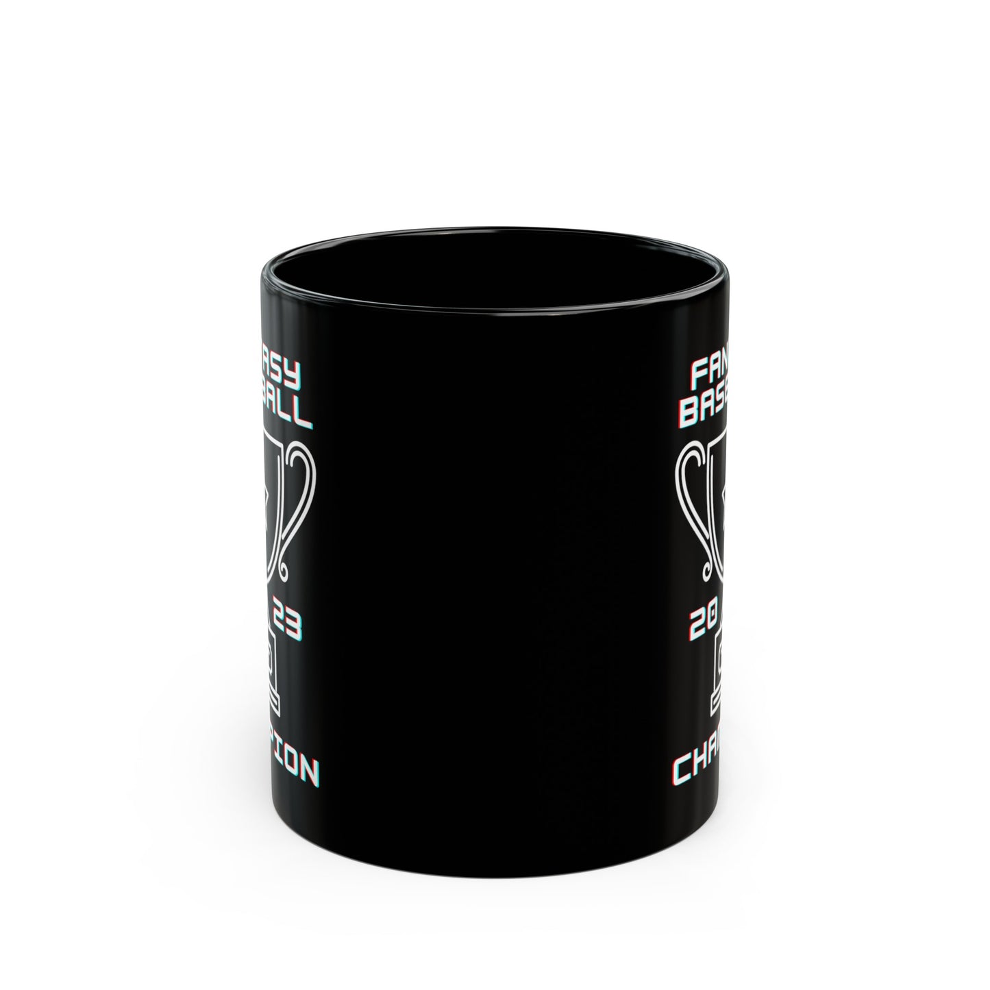 2023 Fantasy Baseball Champion Fantasy Champ Black Mug (11oz, 15oz)