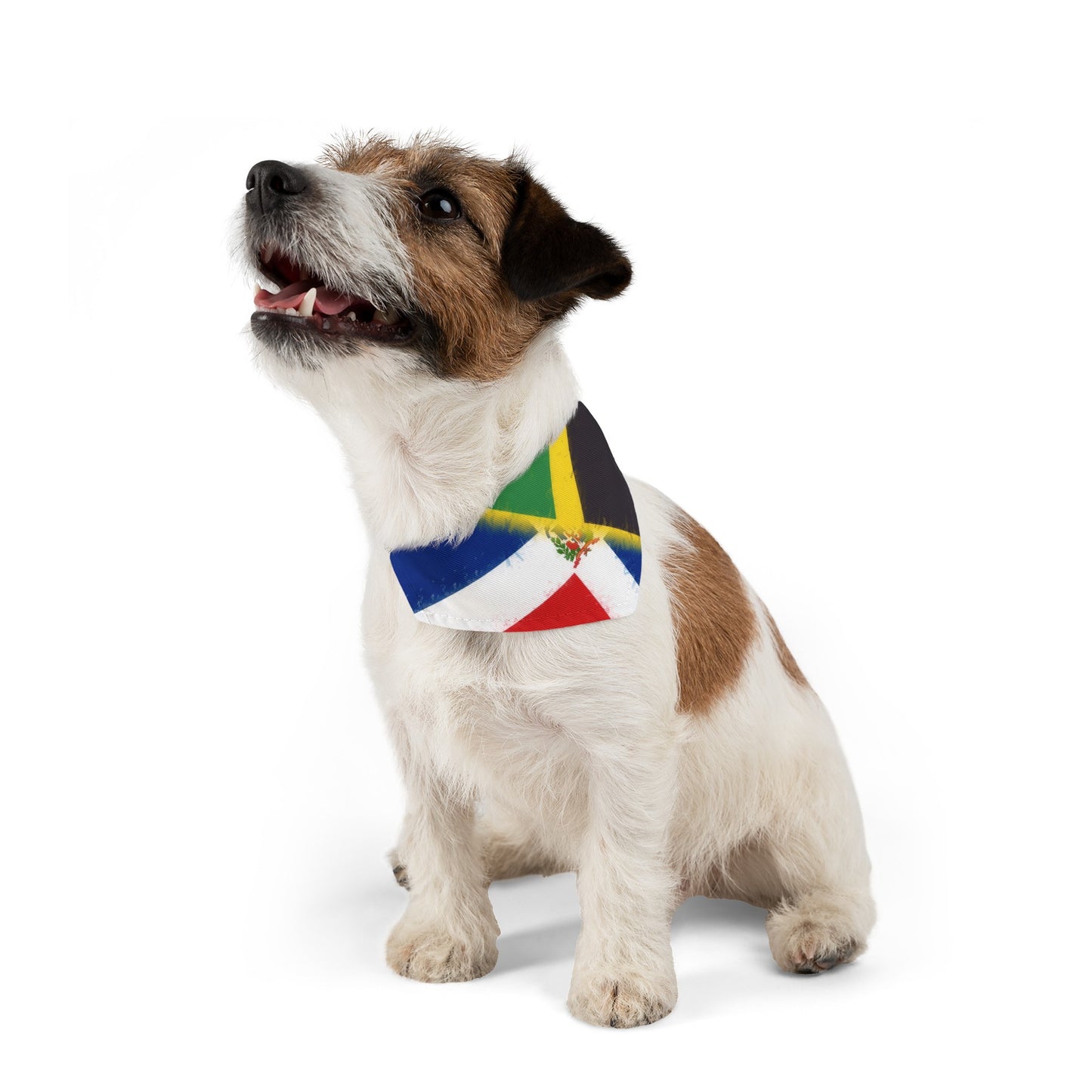 Dominican Republic Jamaican Flag Pet Bandana Collar Dog Cat DR Jamaica