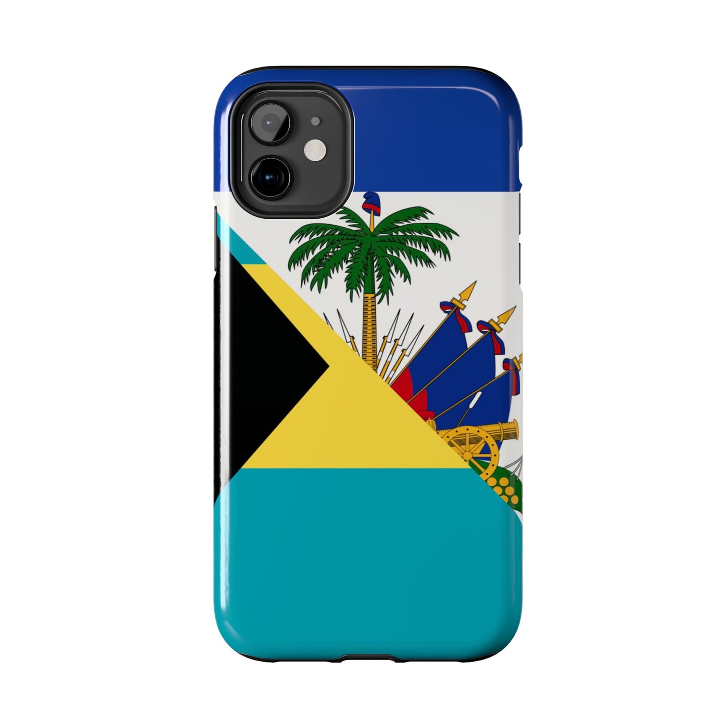 Bahamas Haiti Flag Bahamian Haitian Tough Phone Cases