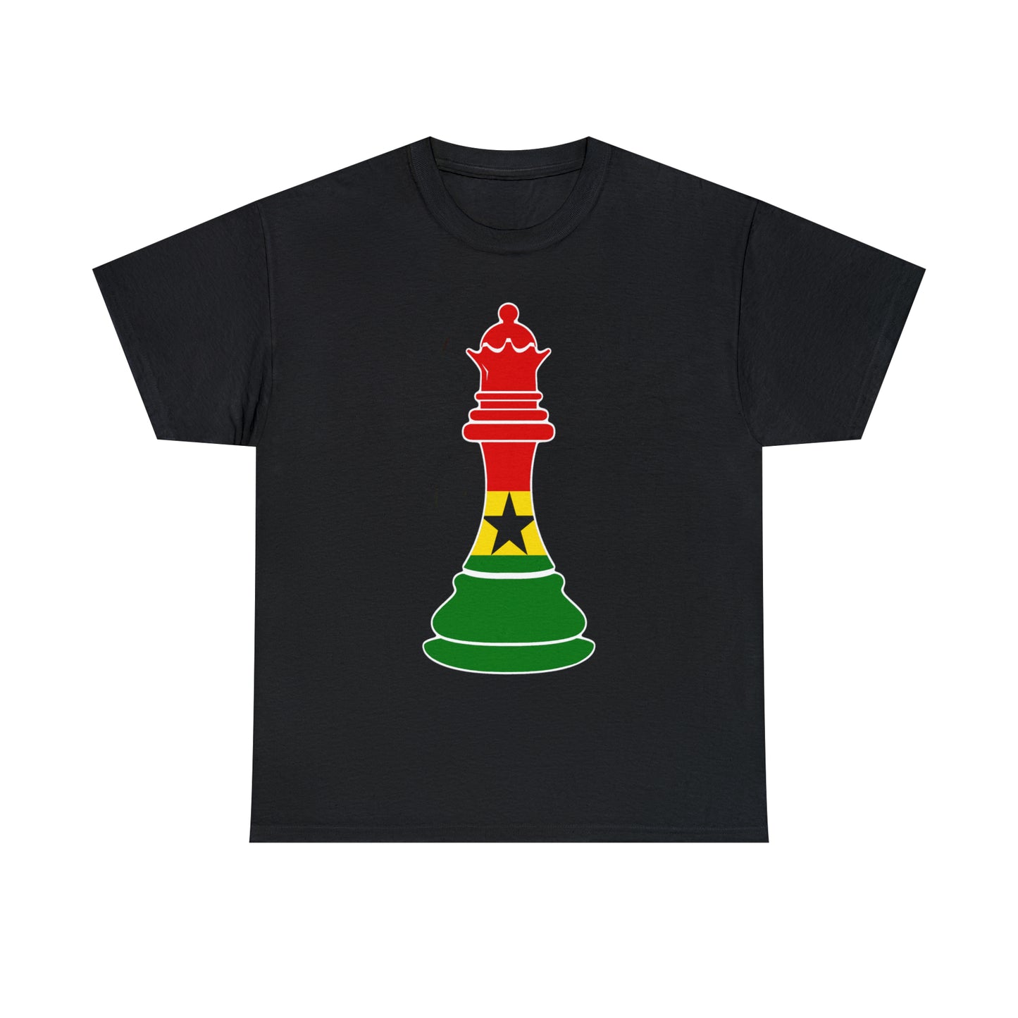 Ghanian Queen Flag Chess Piece Ghana T-Shirt | Unisex Tee Shirt