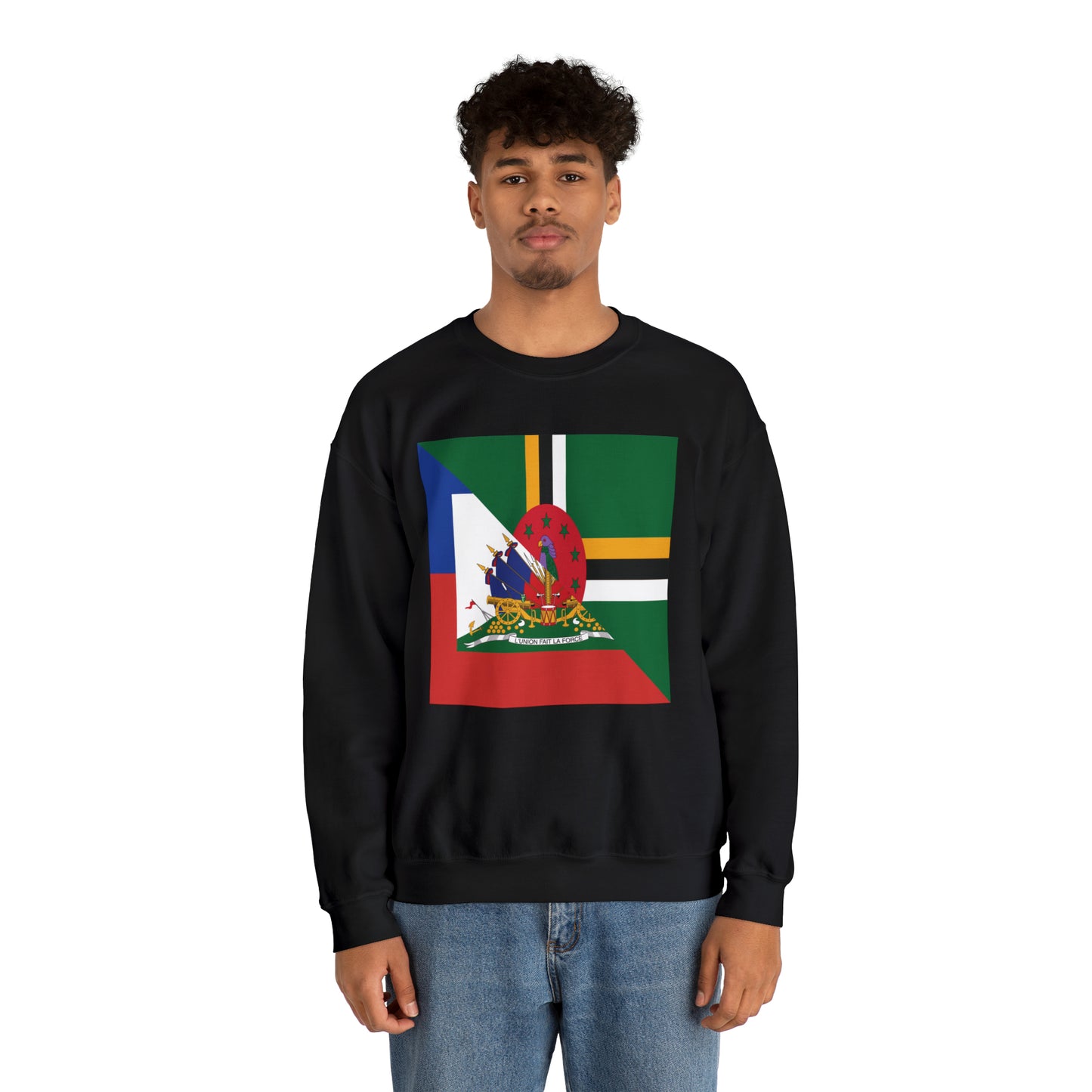 Dominica Haiti Flag Dominican Haitian Unisex Sweatshirt