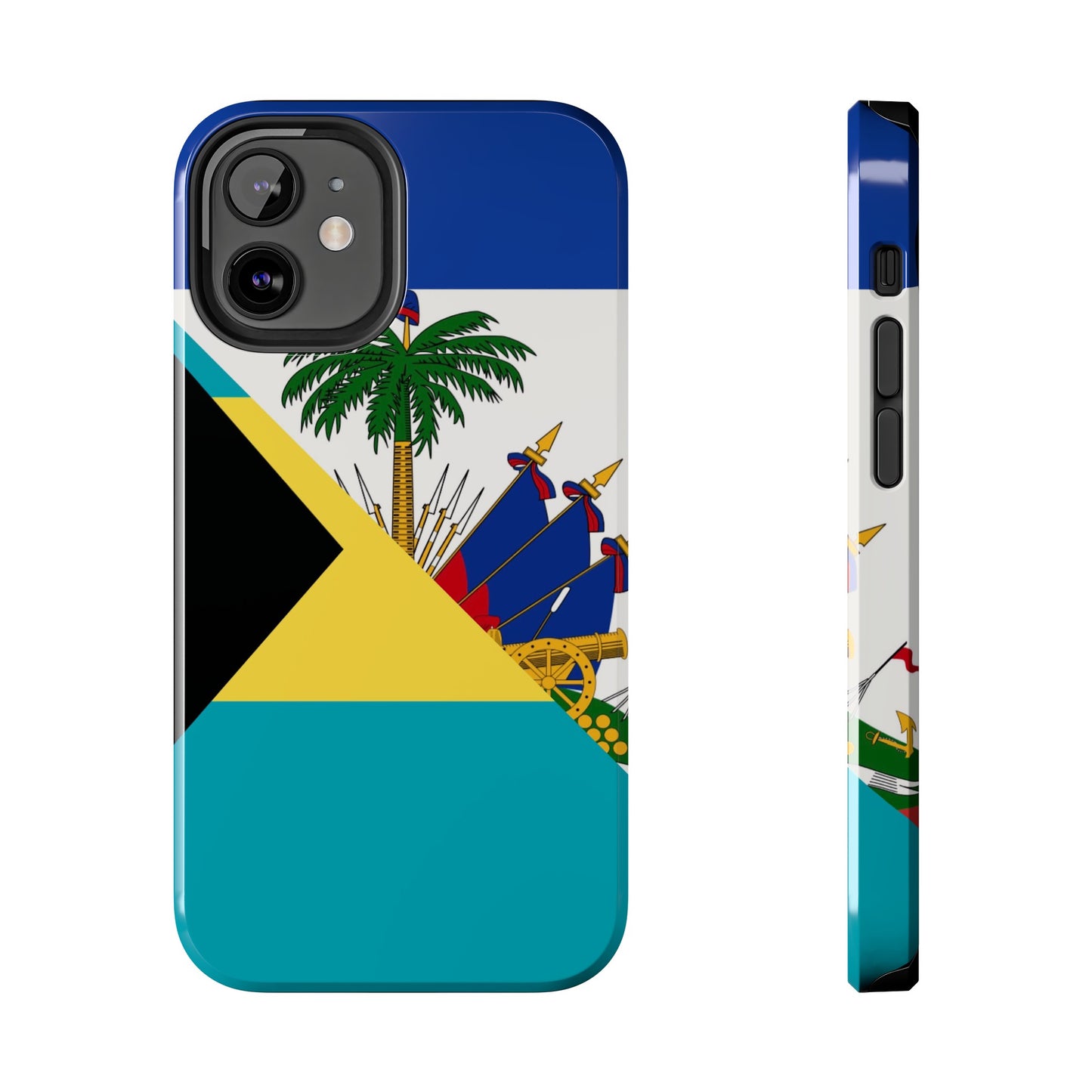 Bahamas Haiti Flag Bahamian Haitian Tough Phone Cases