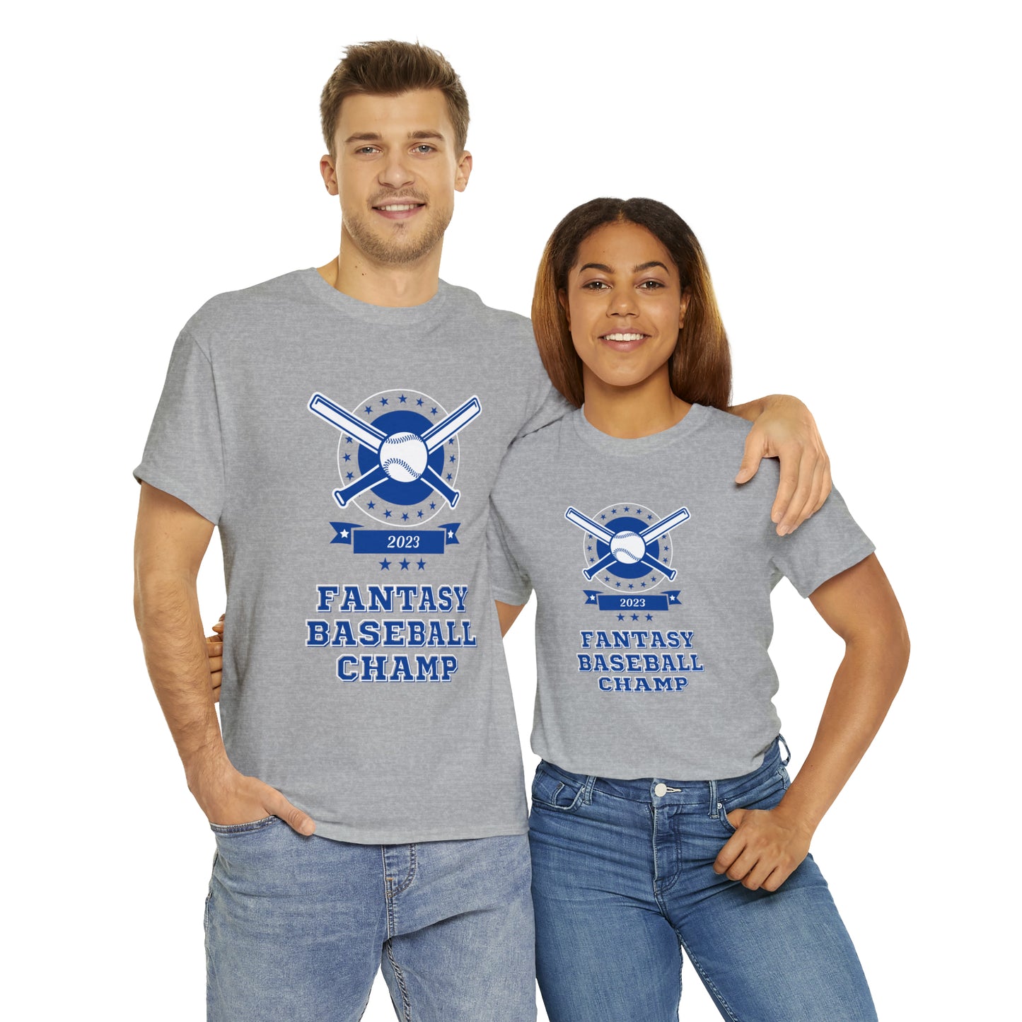 Fantasy Baseball 2023 Champion Fantasy League Champ T-Shirt | Unisex Tee Shirt