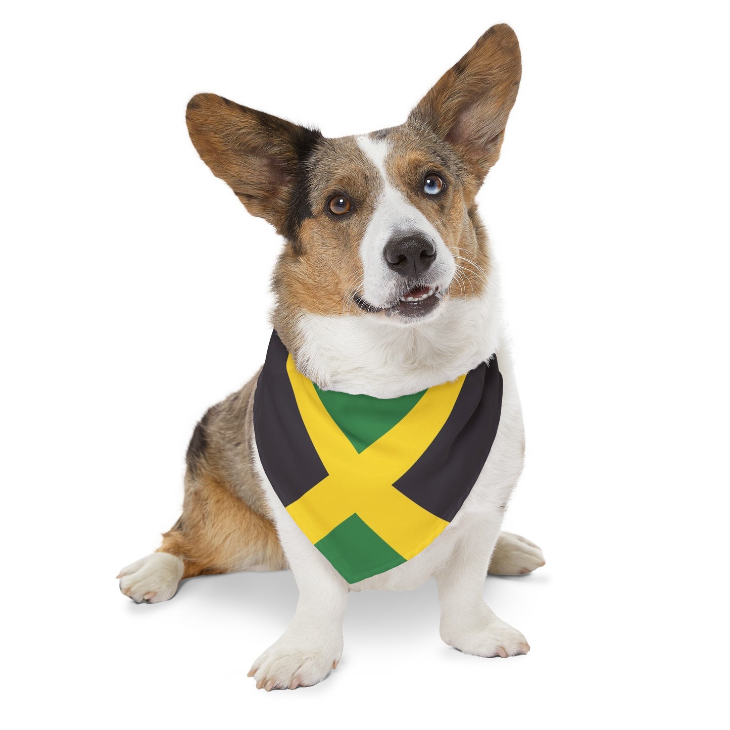 Jamaican Flag Pet Bandana Collar Jamaica Dog Cat