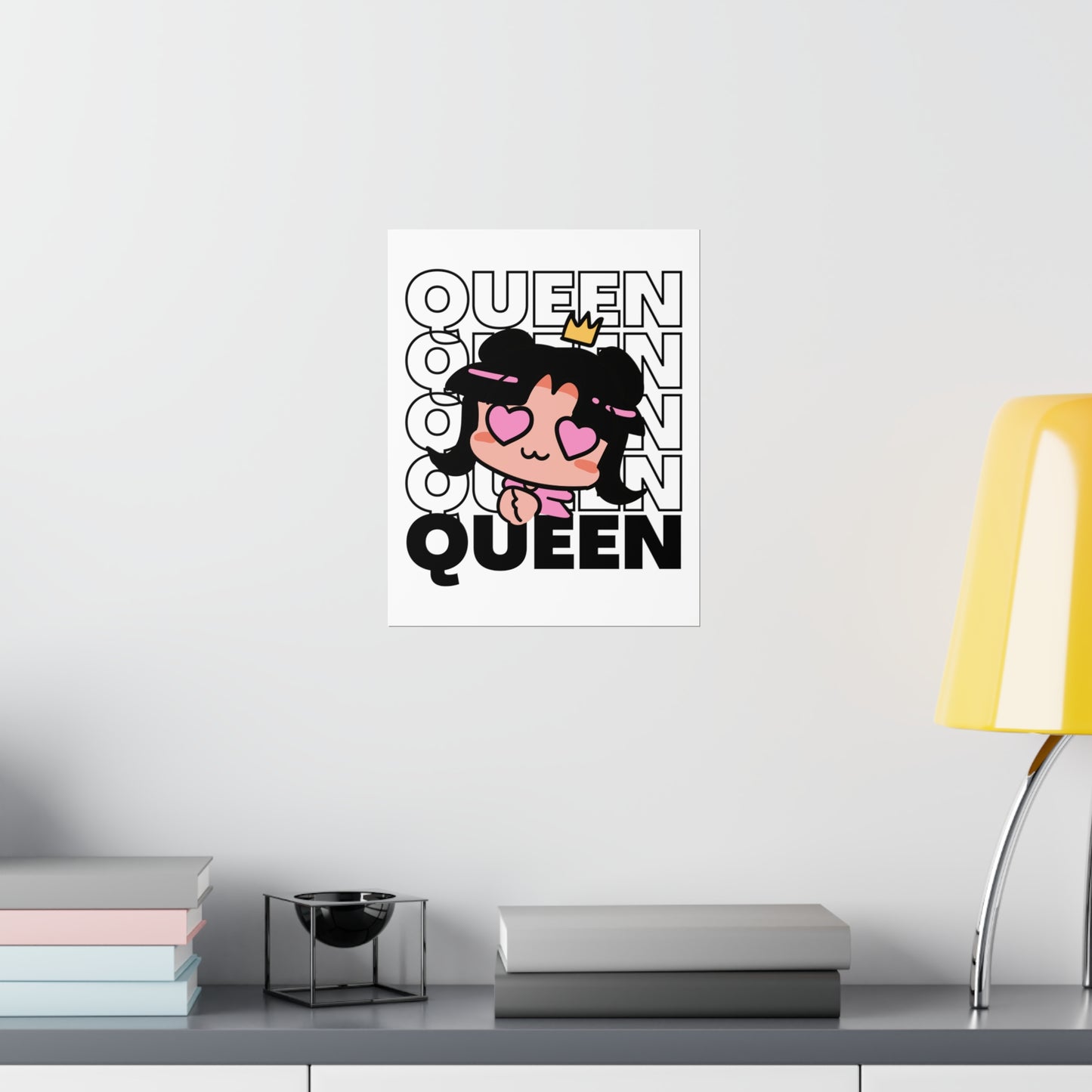 Anime Queen Royalty Crown Premium Matte Poster