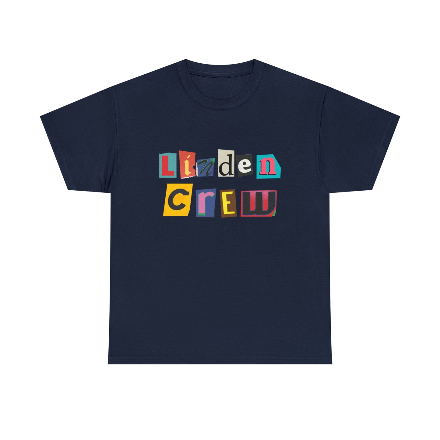 Linden Crew Magazine Letters Tee Shirt