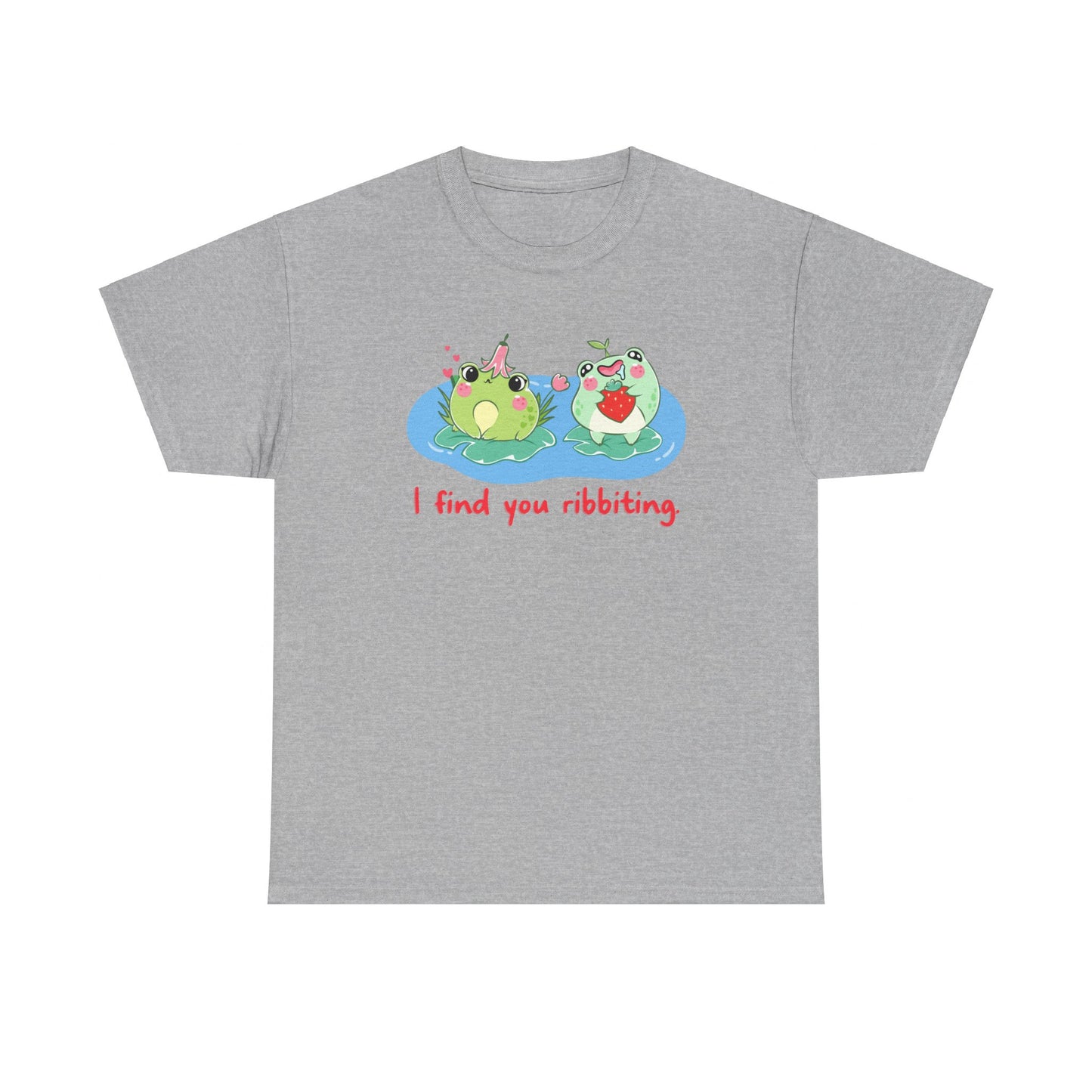 I Find You Ribbiting Frog Pun T-Shirt | Unisex Tee Shirt