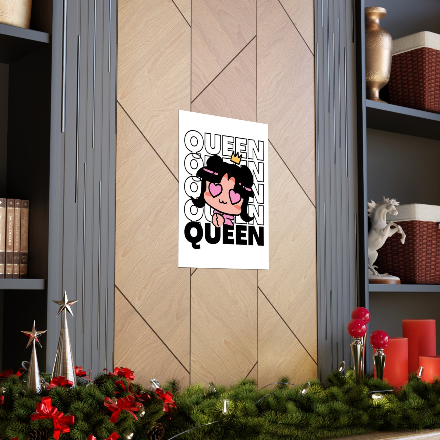 Anime Queen Royalty Crown Premium Matte Poster