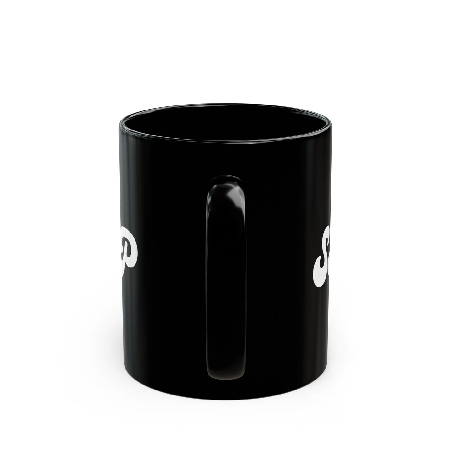 SLP White Text Black Mug (11oz, 15oz)