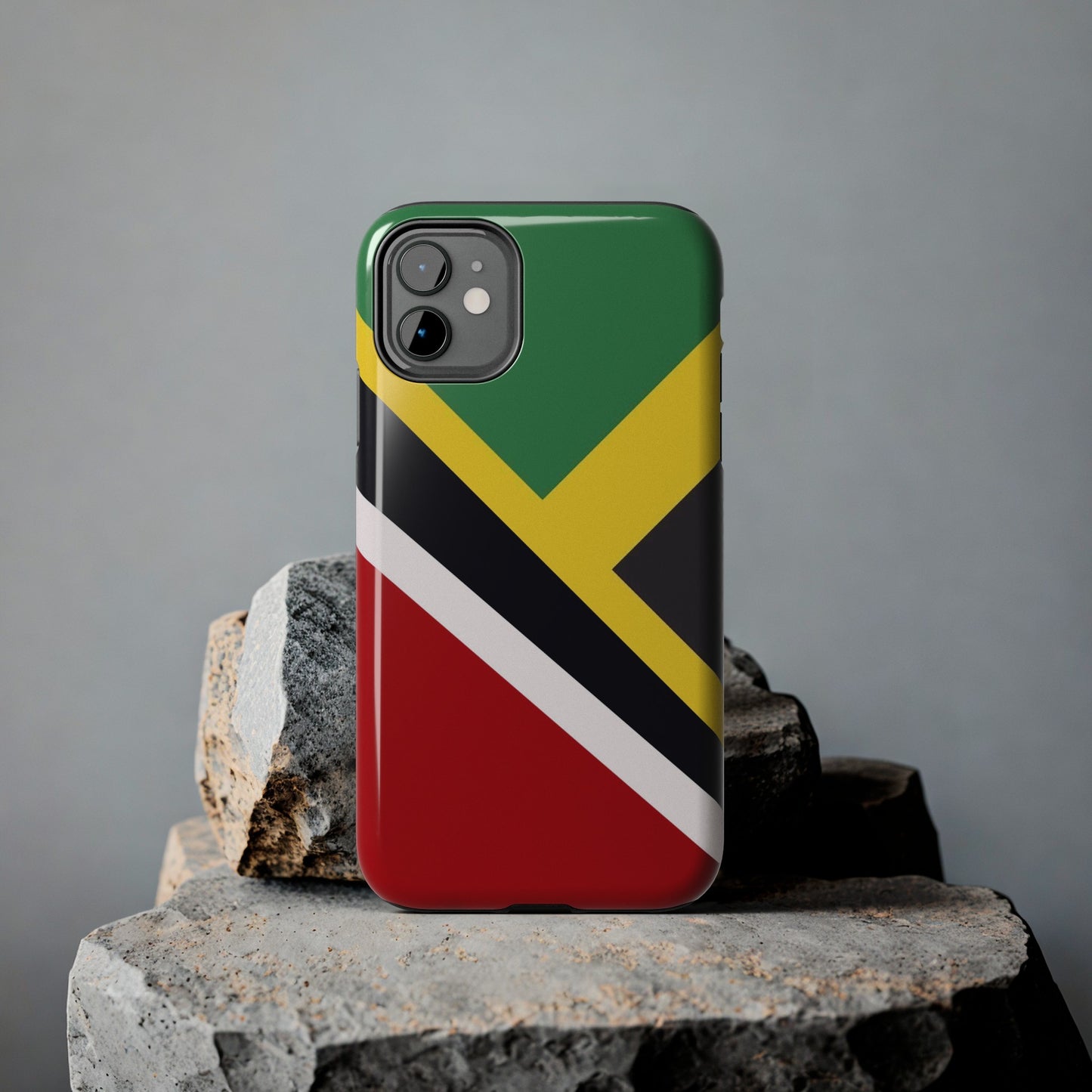 Jamaica Trinidad Flag Jamaican Trini Tough Phone Cases