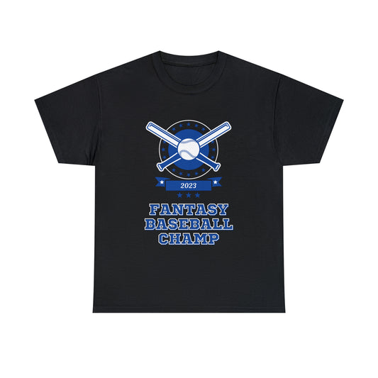 Fantasy Baseball 2023 Champion Fantasy League Champ T-Shirt | Unisex Tee Shirt