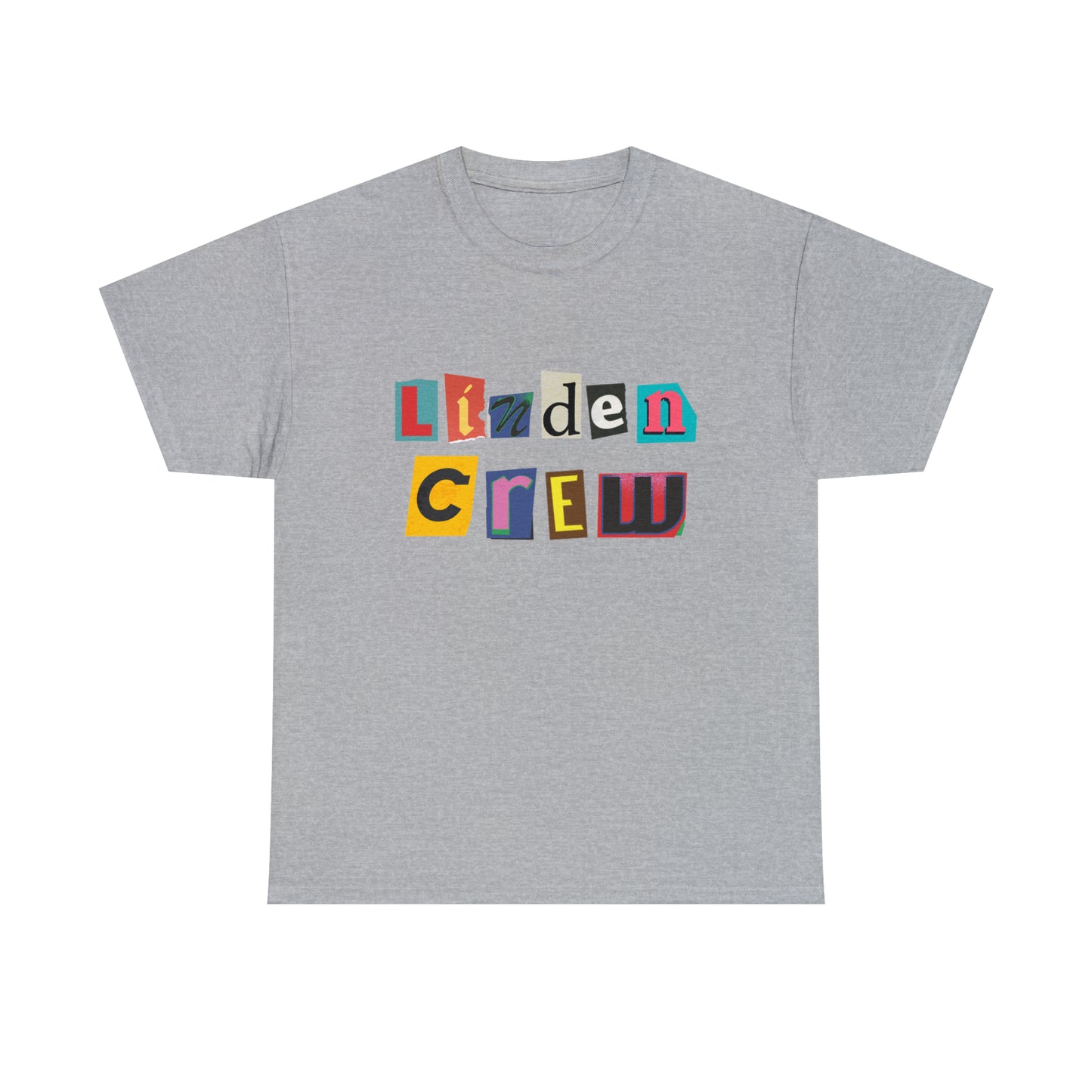 Linden Crew Magazine Letters Tee Shirt