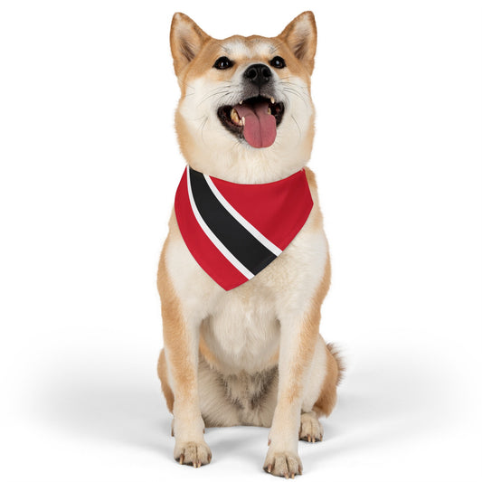 Trinidad Flag Pet Bandana Collar | Trini Dog Cat Animal Trinidad and Tobago