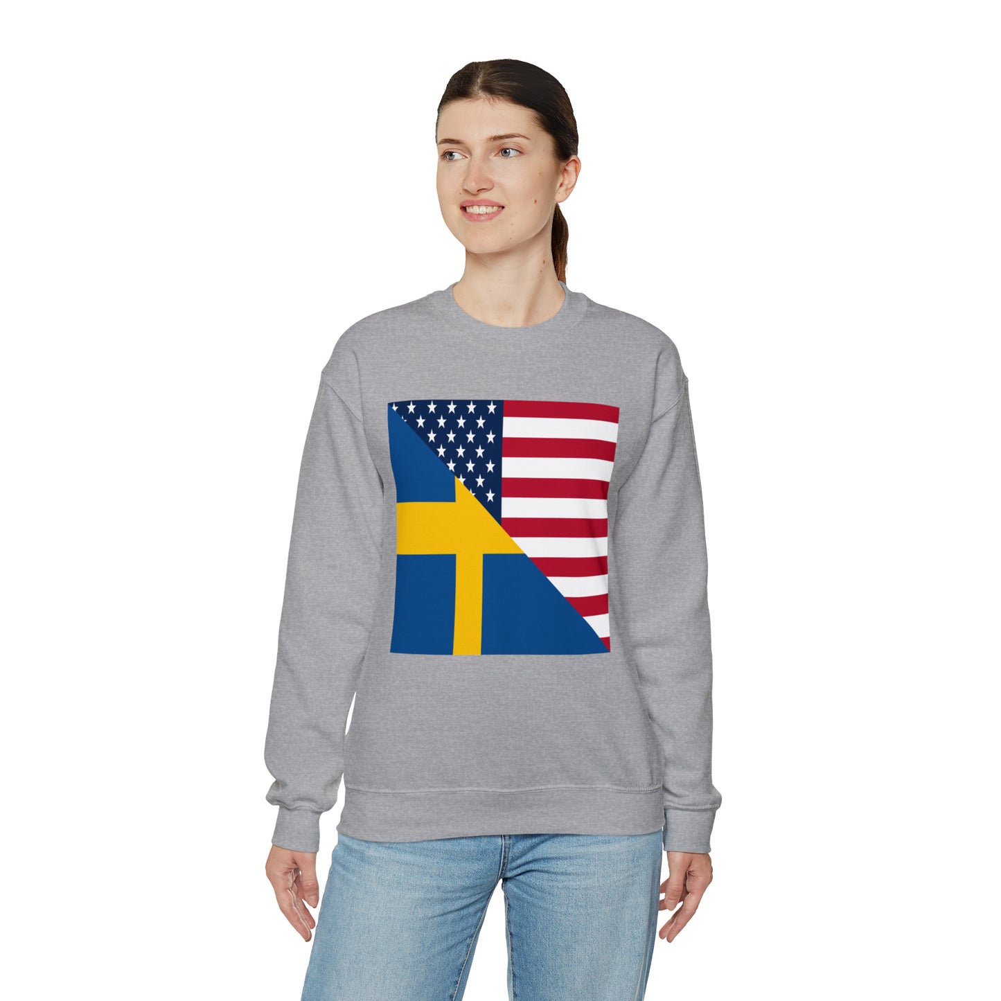 Swedish American Flag Sweden USA Unisex Sweatshirt