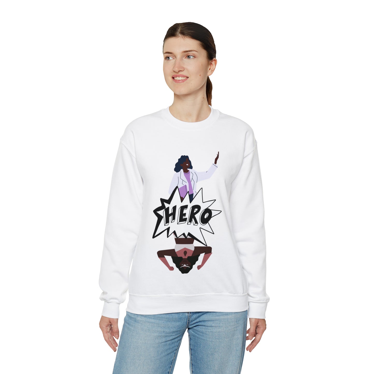 Super Hero Doctor Medical Staff Unisex Sweatshirt