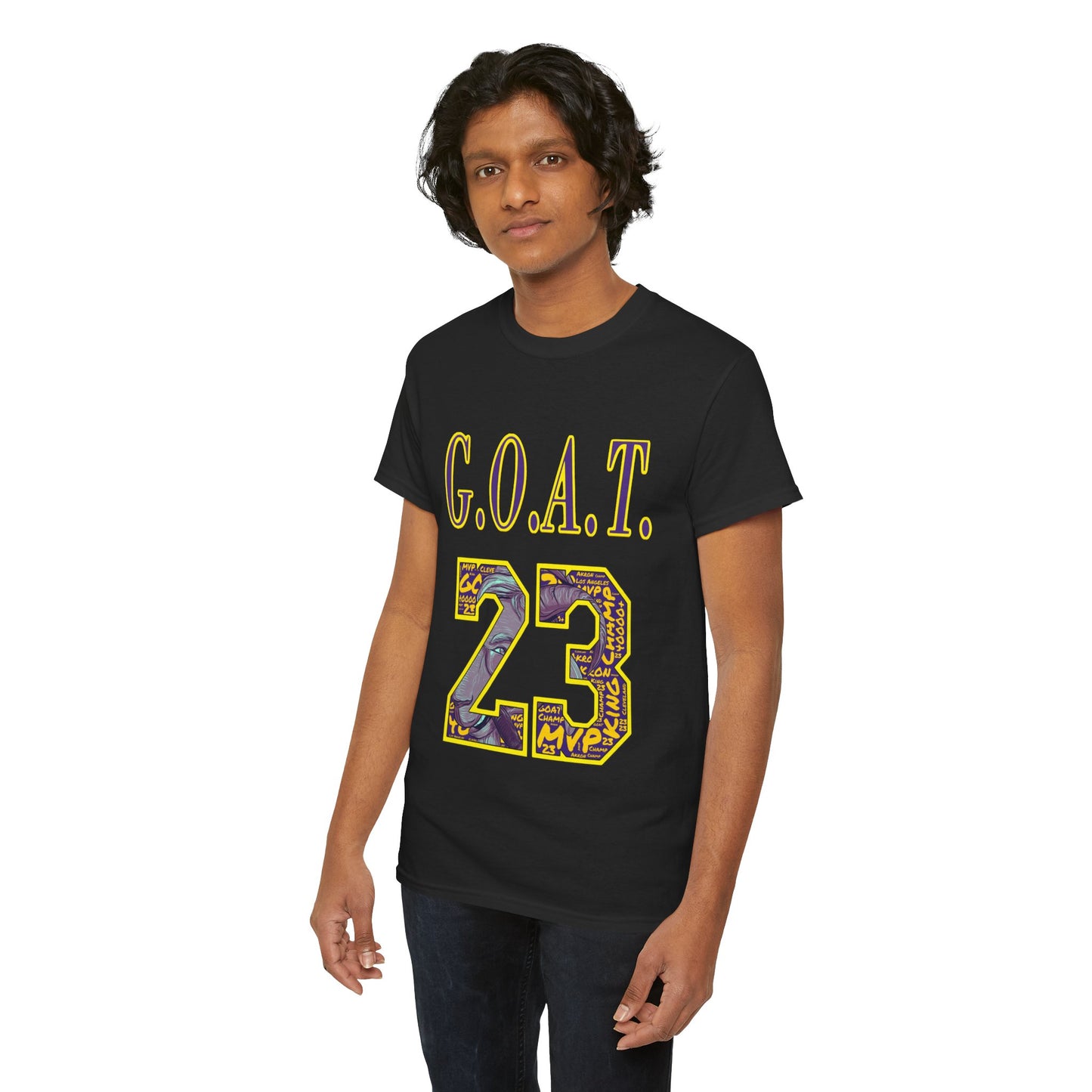 GOAT 23 T-Shirt | Los Angeles Basketball G.O.A.T Tee