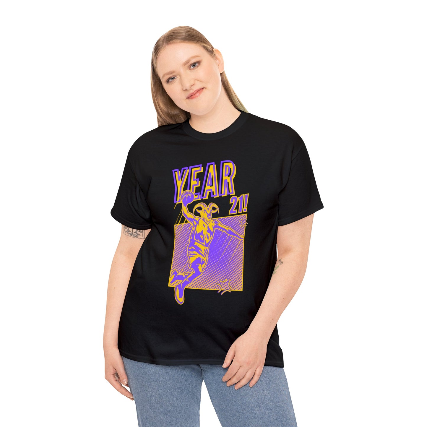 Year 21 GOAT James Basketball Los Angeles T-Shirt | Unisex Tee Shirt