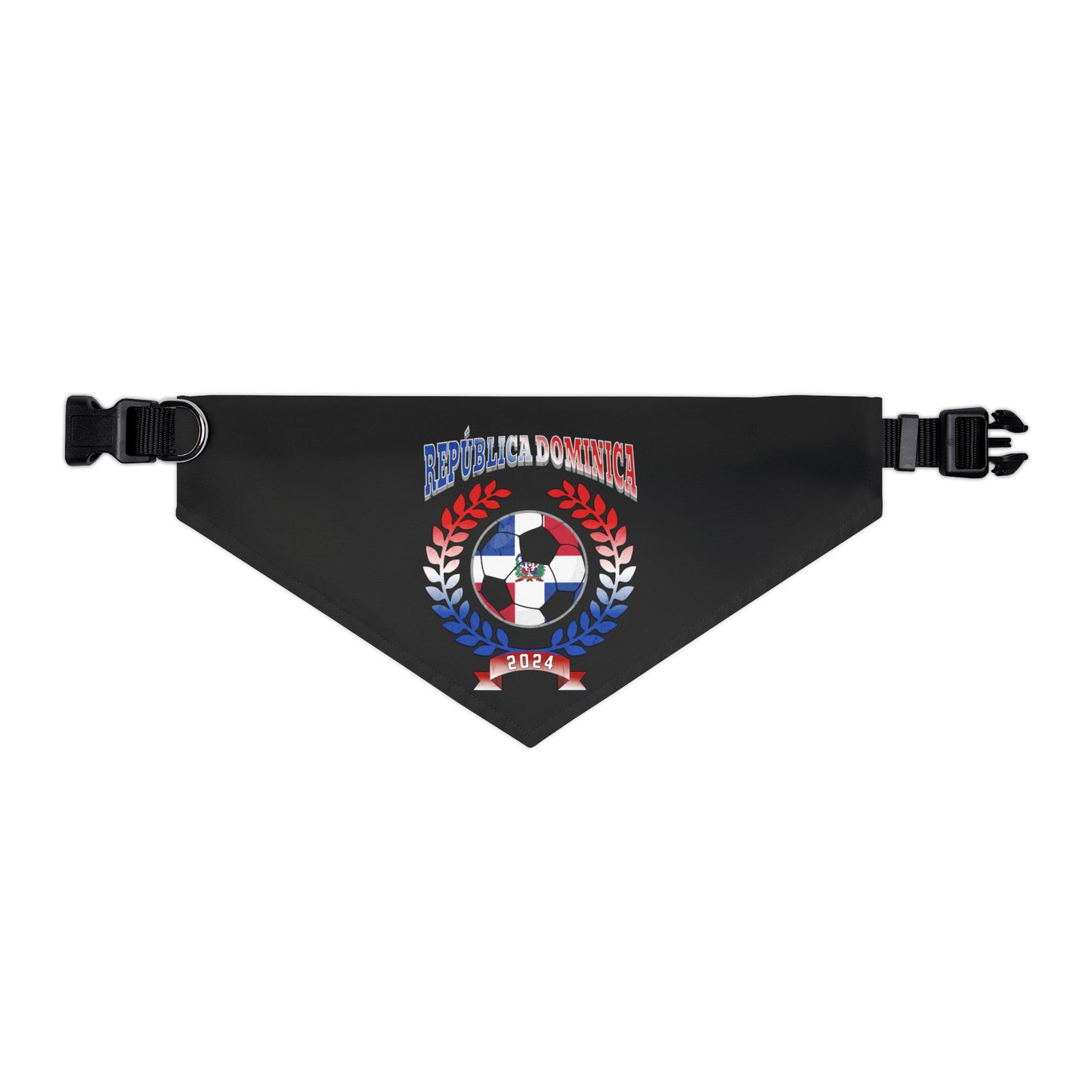 Republica Dominica 2024 Soccer Football Championship Games Dominican DR Team Pet Bandana Collar