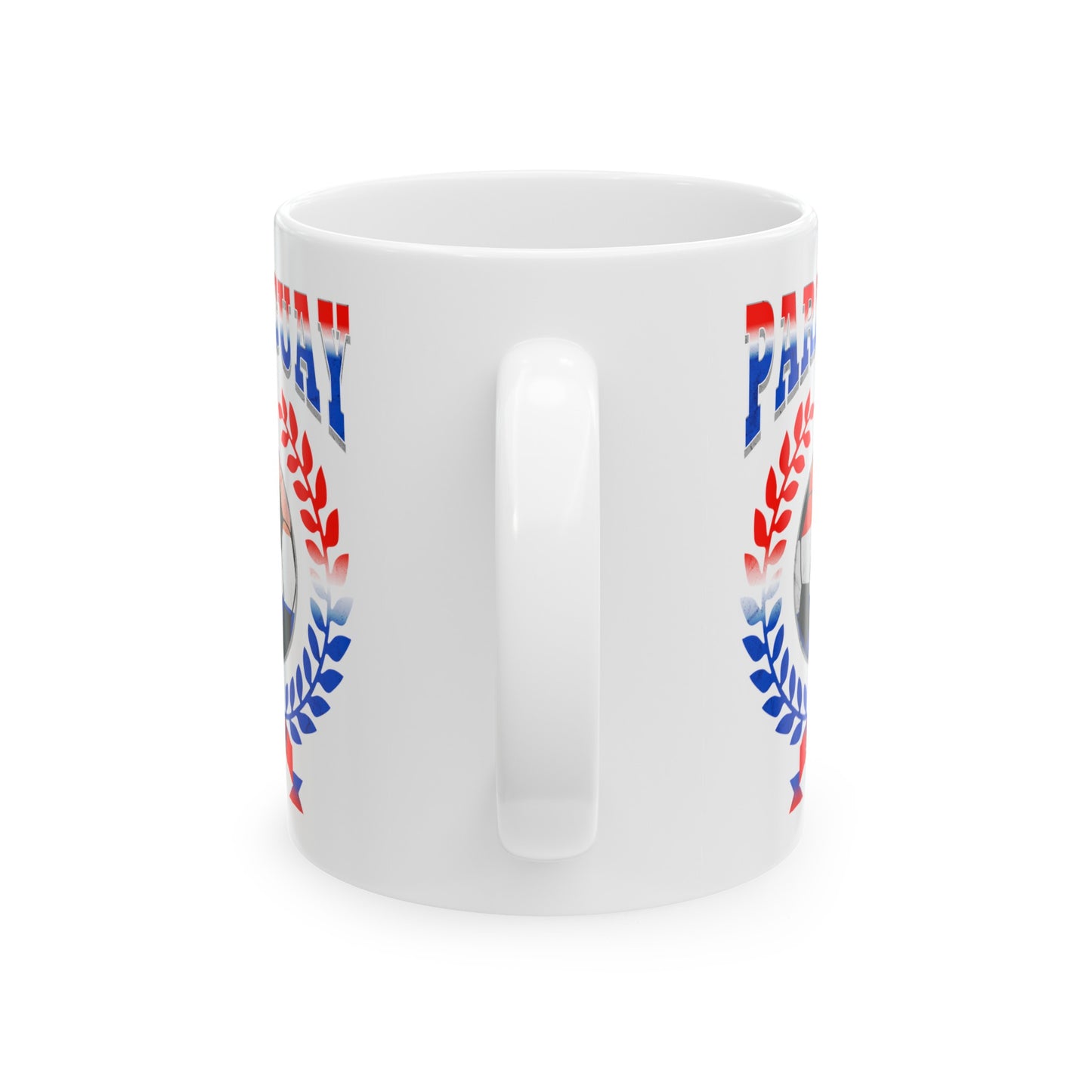 Paraguay 2024 Soccer Football Championship Games Paraguayan Team Ceramic Mug 11oz, 15oz Cup