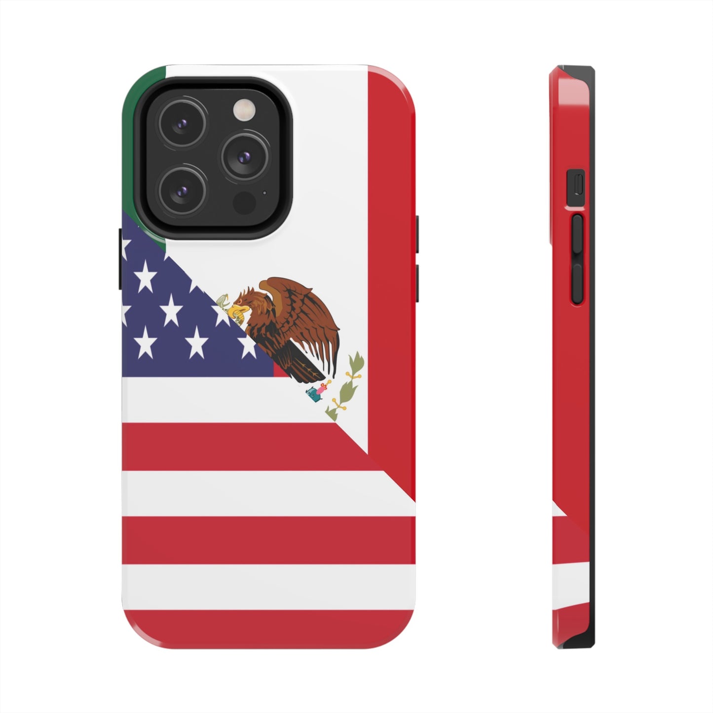 Mexican American Flag Mexico USA Tough Phone Cases