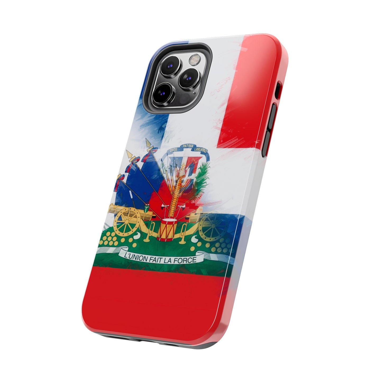 Haiti DR Flag Painted Haitian Dominican Tough Phone Cases