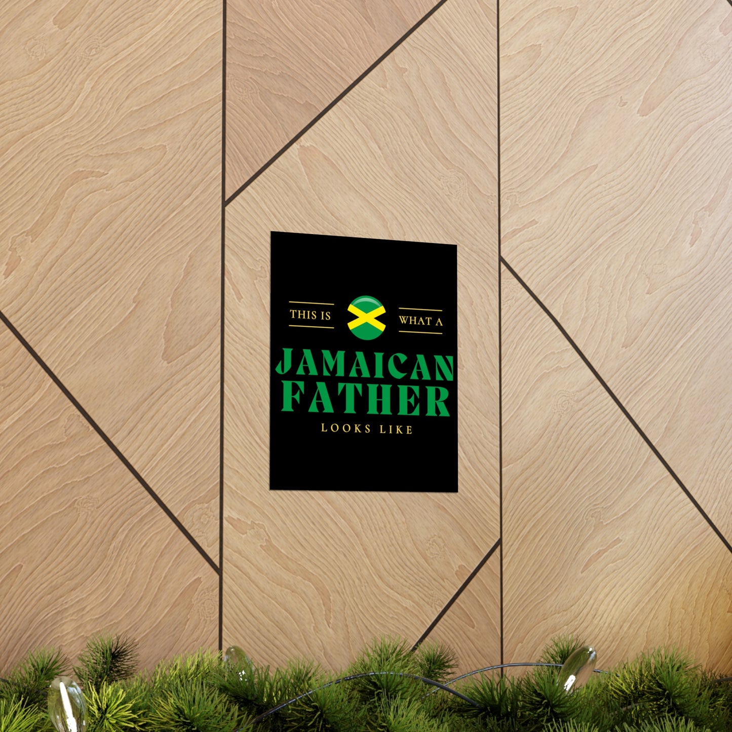 Jamaican Dad Looks Like Jamaica Father Premium Matte Poster