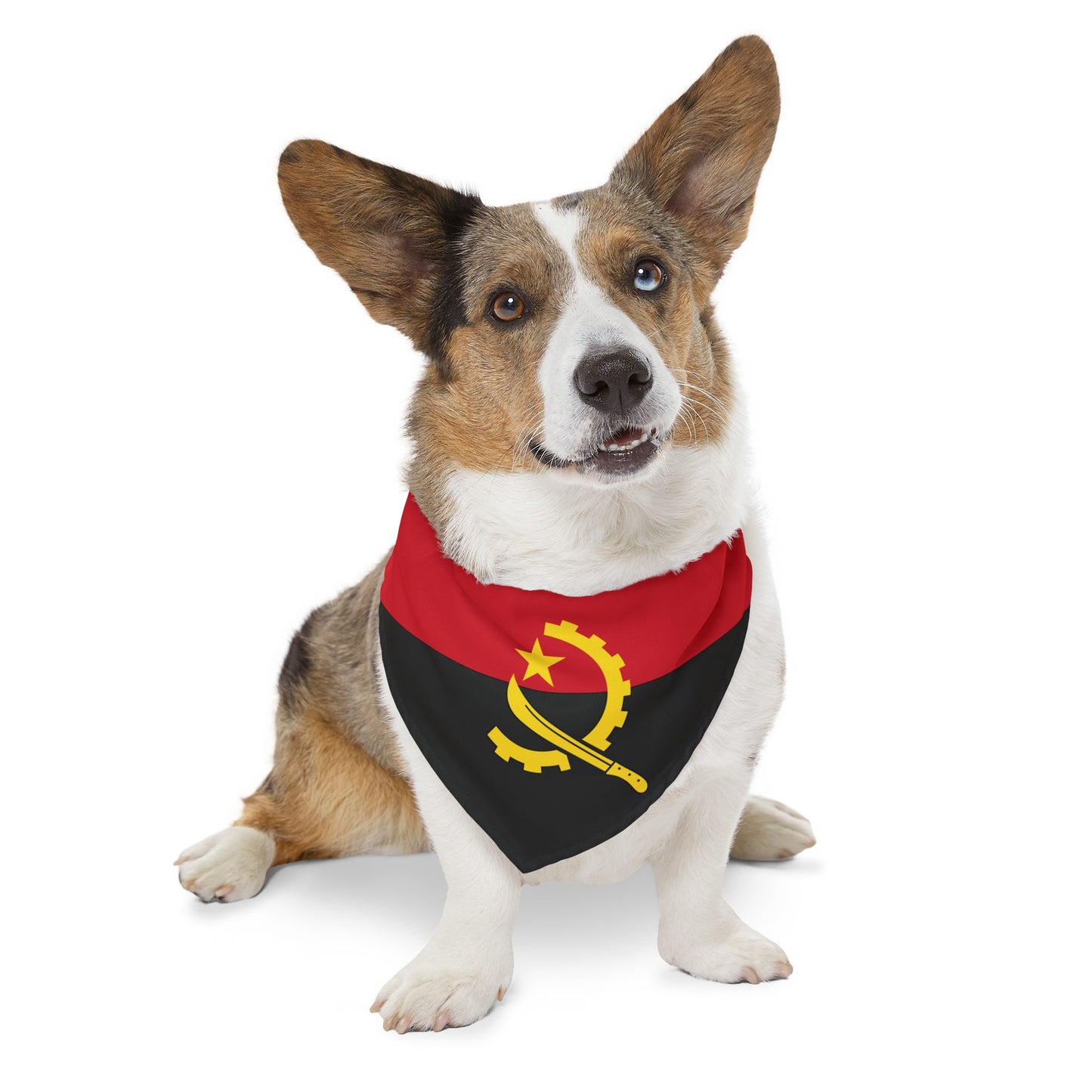 Angola Flag Pet Bandana Collar | Animal Cat Dog Collar Angolan