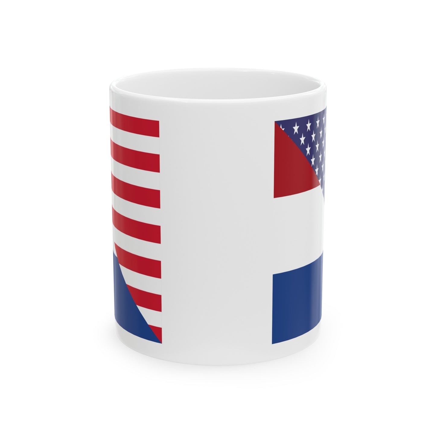 Netherlands American Flag USA Ceramic Mug 11oz, 15oz Cup