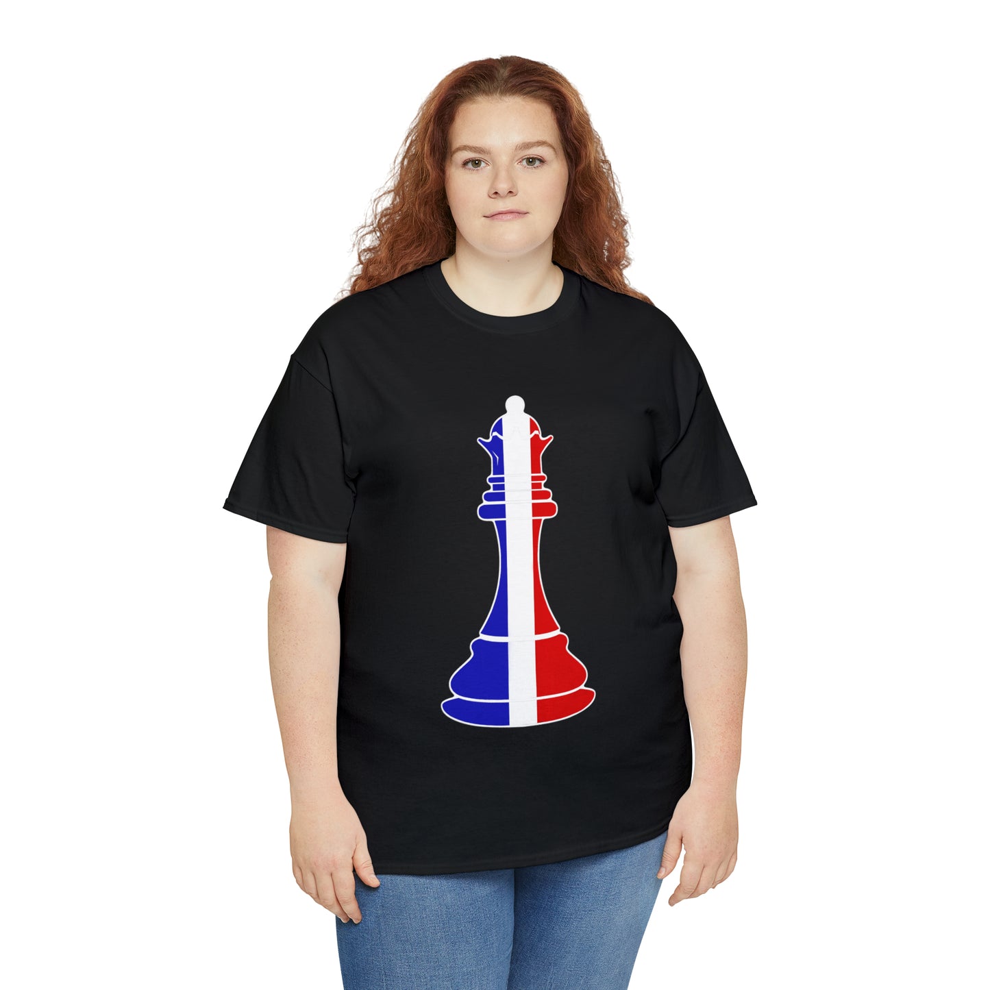 French Queen Flag Chess Piece France T-Shirt | Unisex Tee Shirt