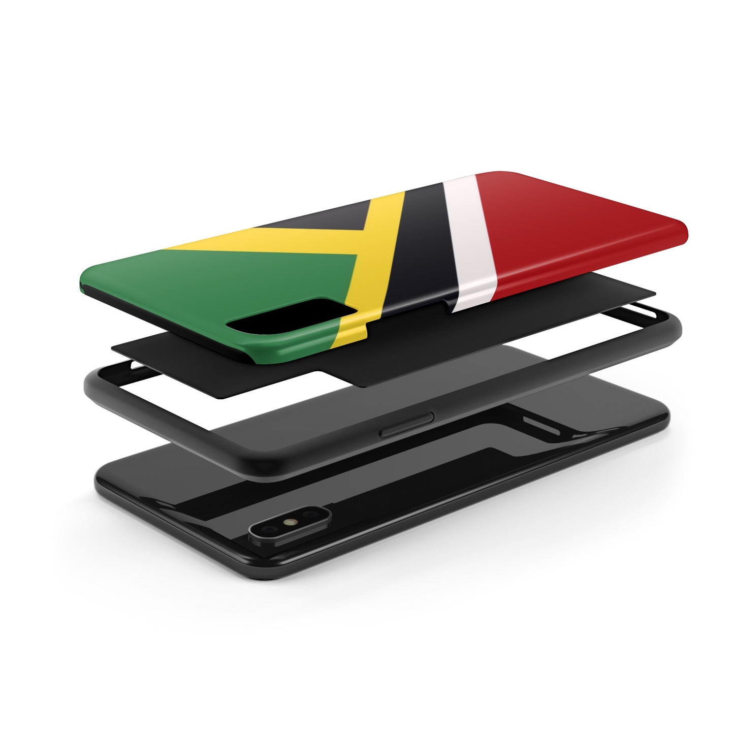 Jamaica Trinidad Flag Jamaican Trini Tough Phone Cases