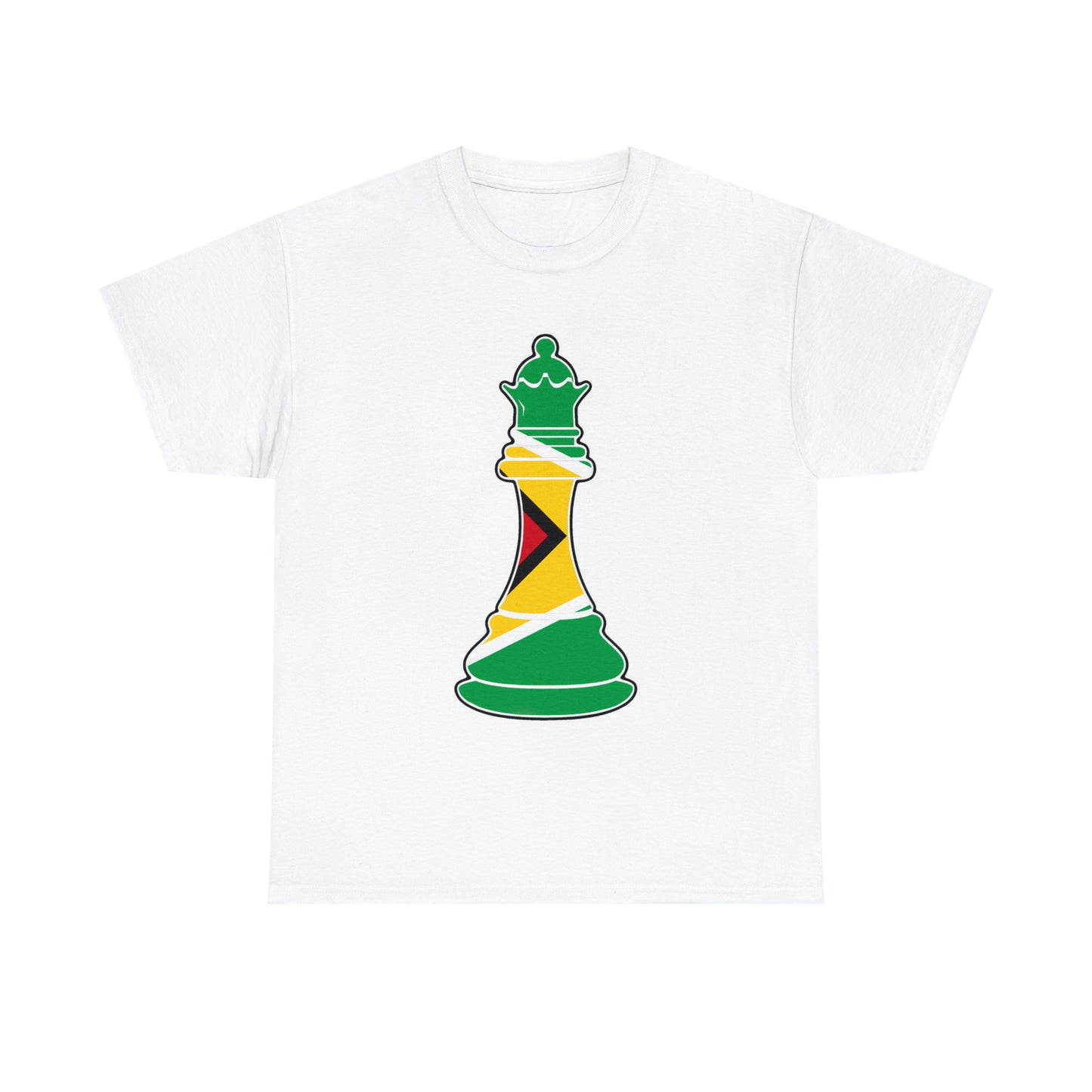 Guyanese Queen Flag Chess Piece Guyana T-Shirt | Unisex Tee Shirt