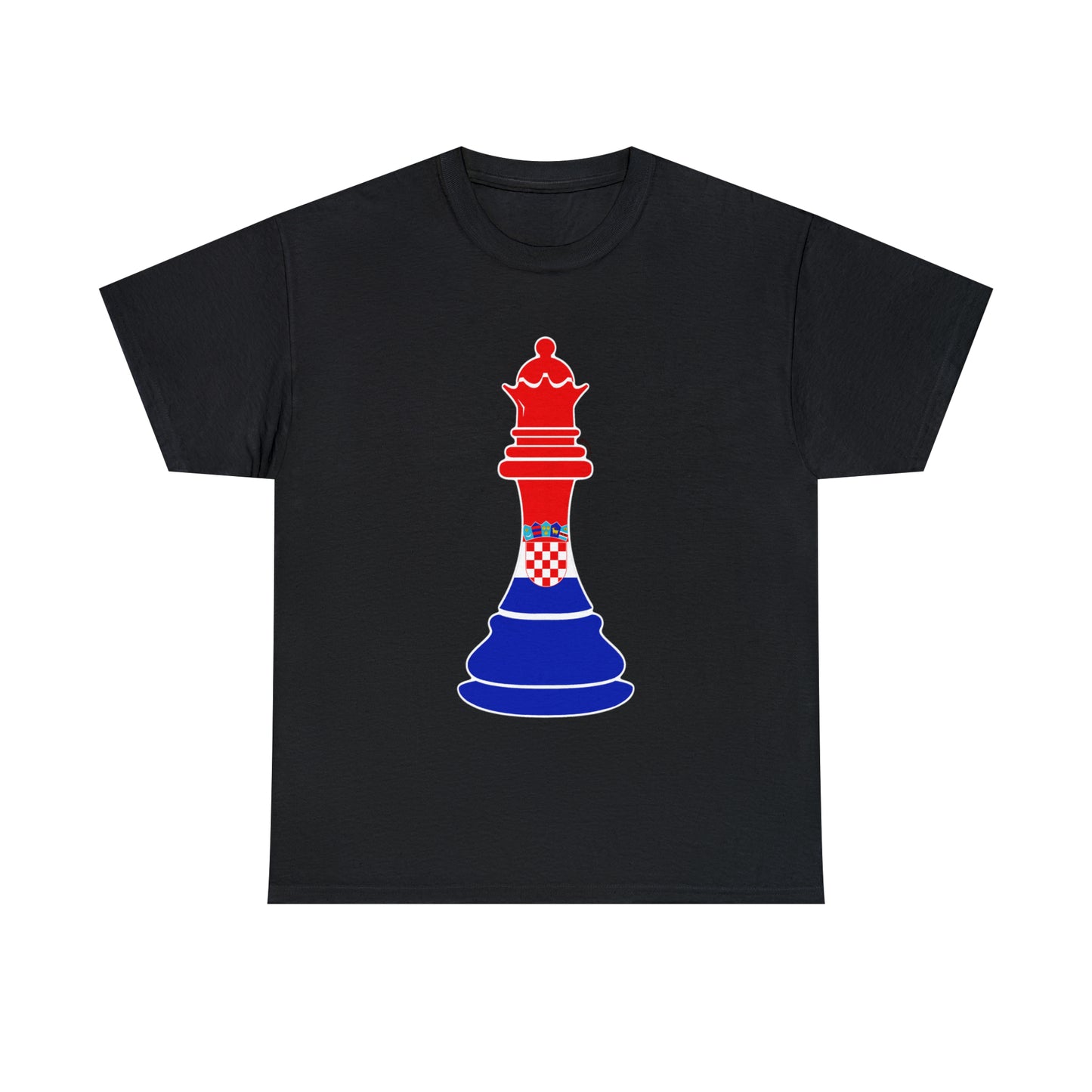 Croatian Queen Flag Chess Piece Croatia T-Shirt | Unisex Tee Shirt