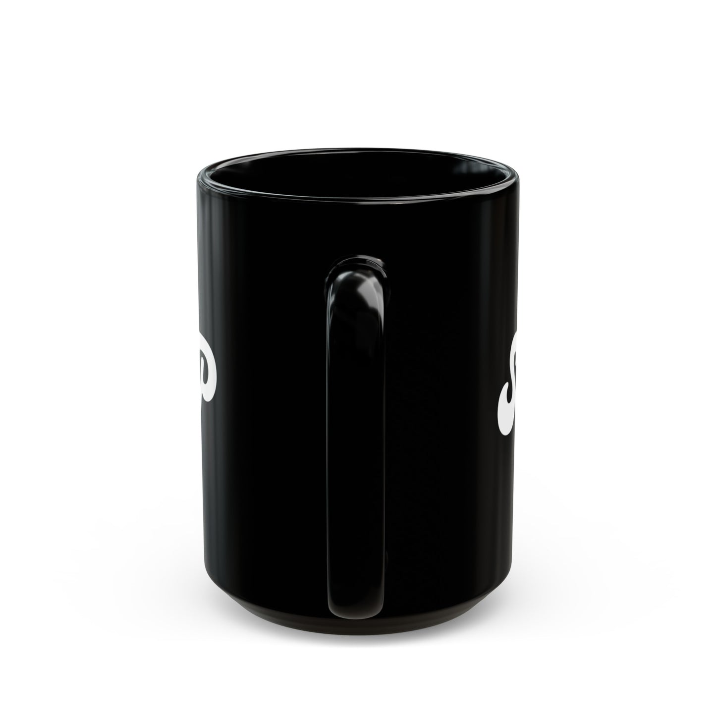 SLP White Text Black Mug (11oz, 15oz)