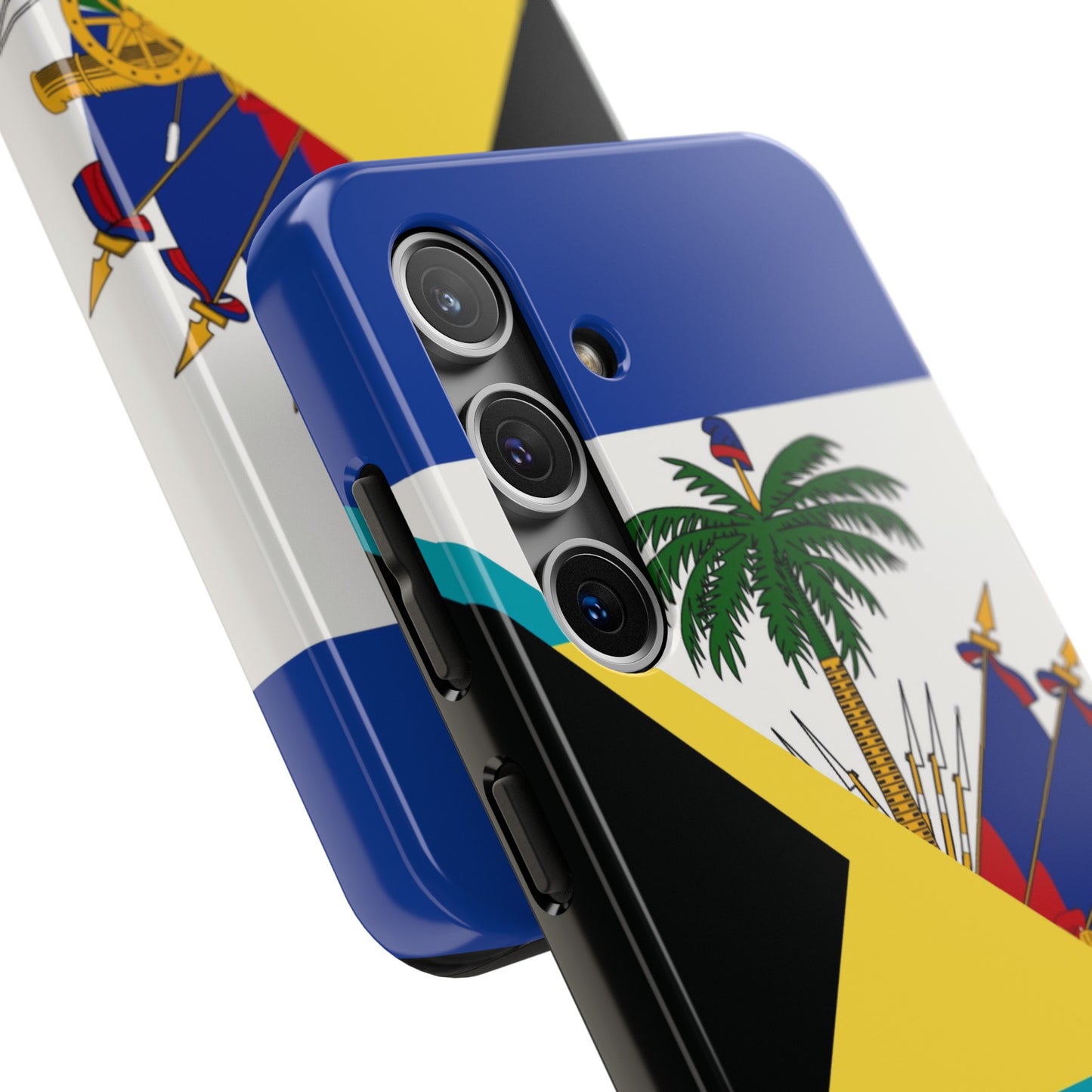 Bahamas Haiti Flag Bahamian Haitian Tough Phone Cases